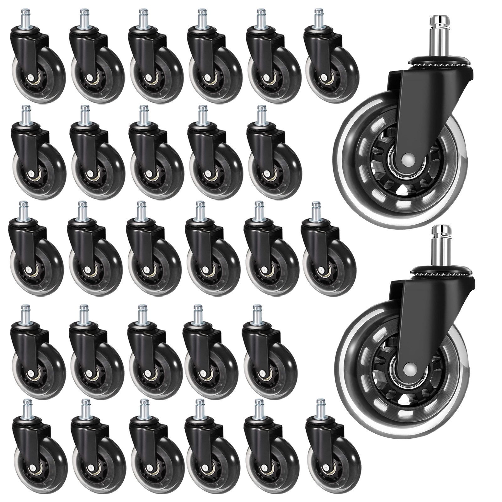 BlingBin Stuhlrolle 5pcs Bürostuhlrollen Hartbodenrollen Rollen günstig online kaufen