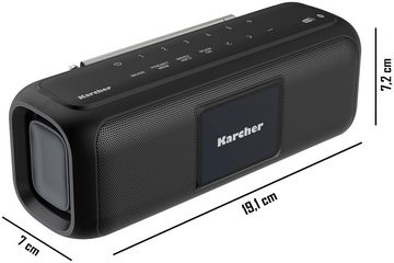 Karcher »DAB Go Bluetooth Lautsprecher« Digitalradio (DAB) (Digitalradio (DAB), UKW mit RDS, 5 W)