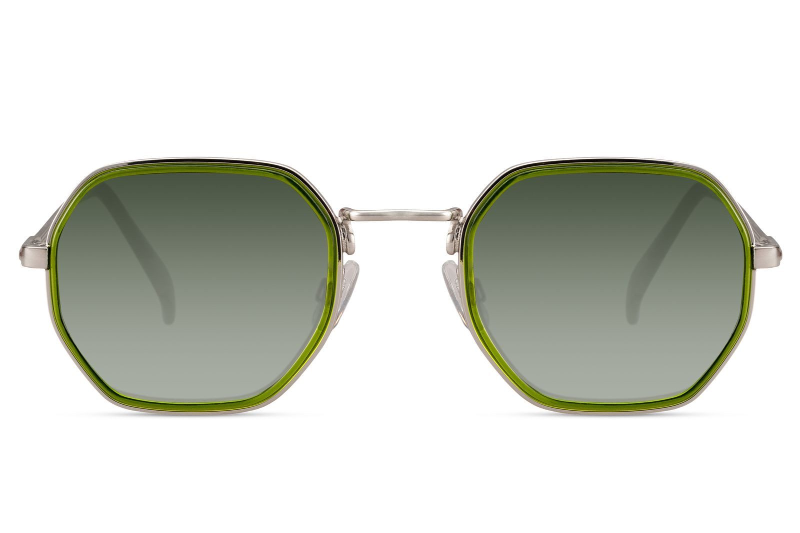 styleBREAKER Sonnenbrille Hexagonal Sonnenbrille Windsor-Ring (1-St)