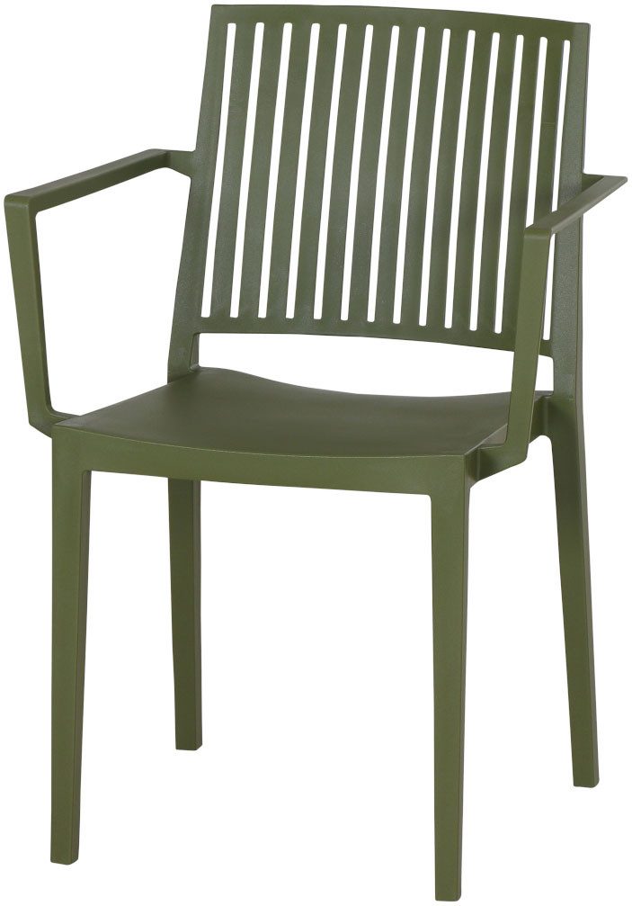 Siena Garden Gartensessel Lane 2er Set Stapelsessel olive (Set, 2-St), Gestell, Polypropylen/Glasfaser