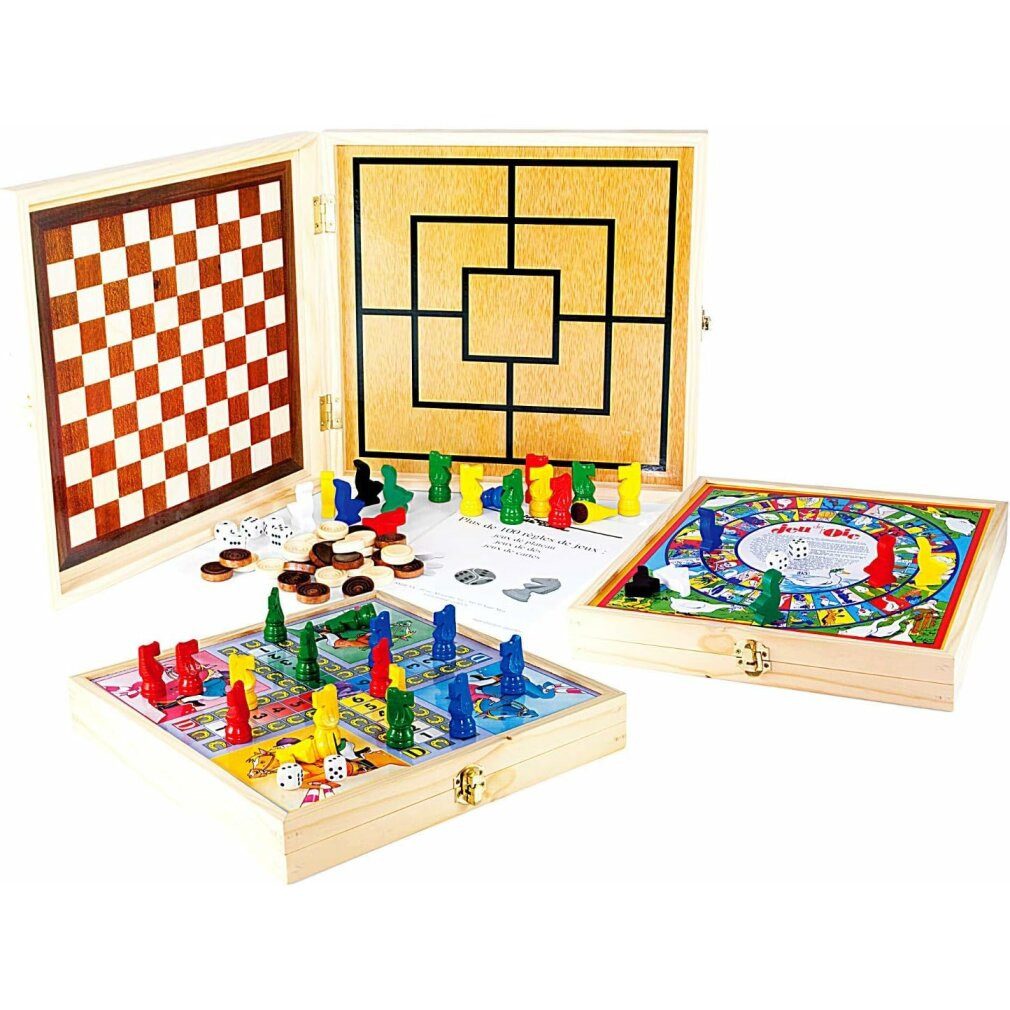 Bigbuy Spielesammlung Tischspiel Wooden Box