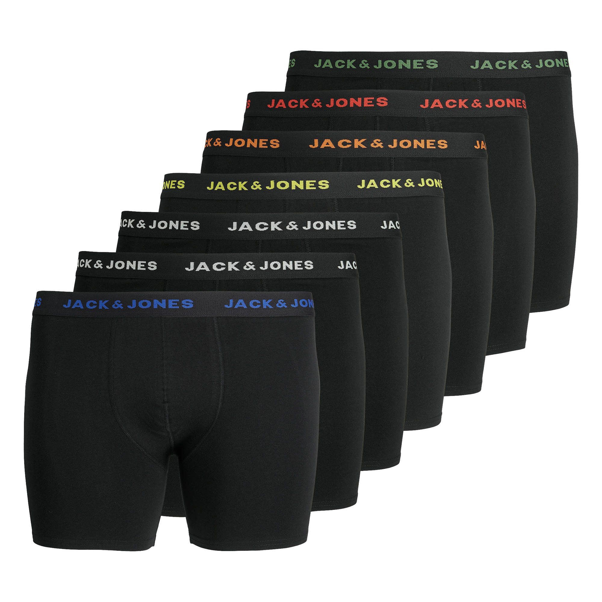 Jack & Jones Boxer Herren Boxershort 7er Pack Baumwolle (Packung, 7er Pack)