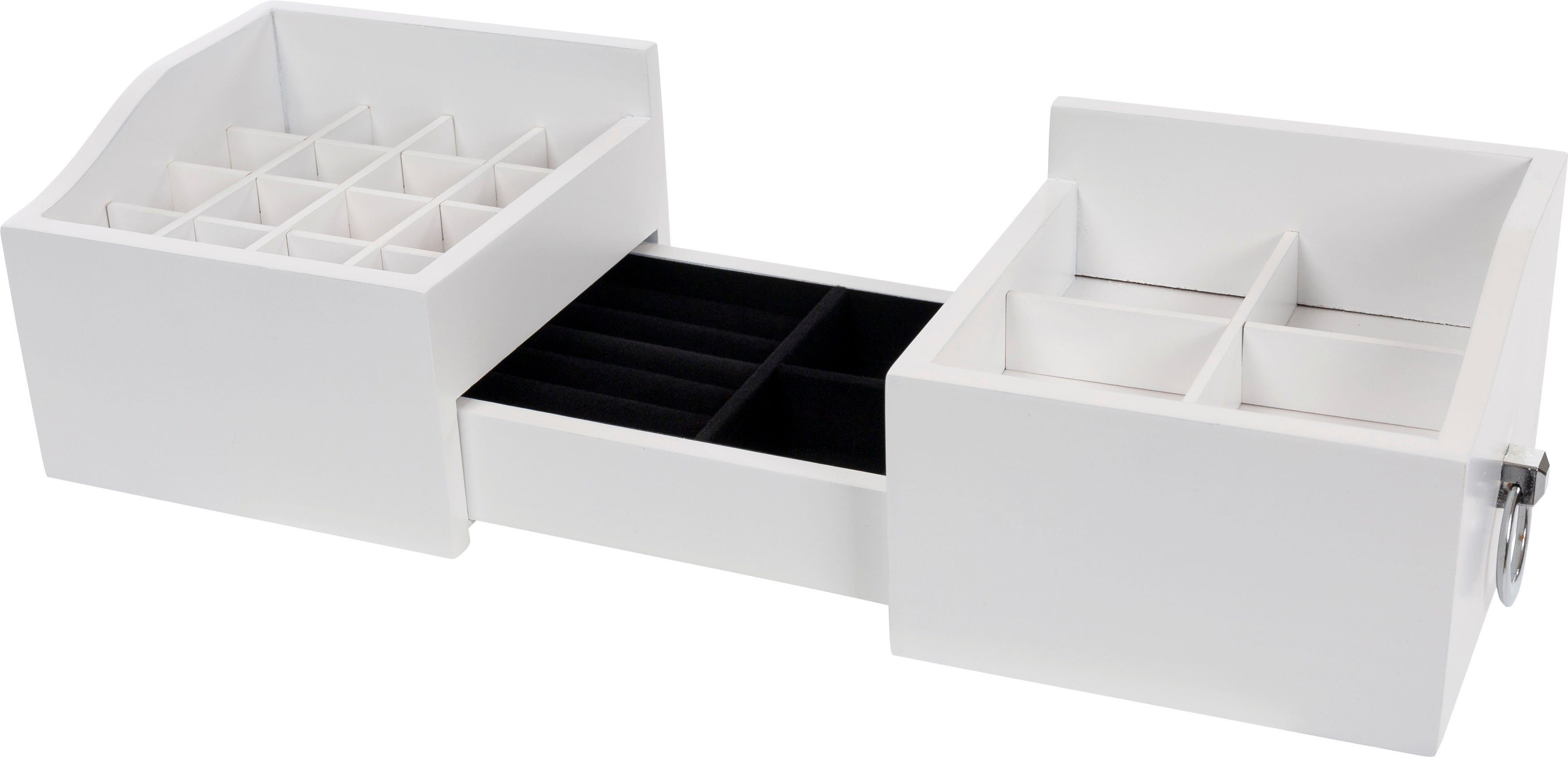 Myflair Möbel & Accessoires Kosmetikbox Marlisa, weiß, ausziehbar, auch ide günstig online kaufen