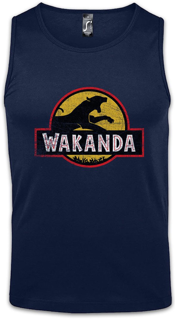 Tanktop W Park Ärmelloses T-Shirt Kaffee Comic Kingdom Chadwick Panther