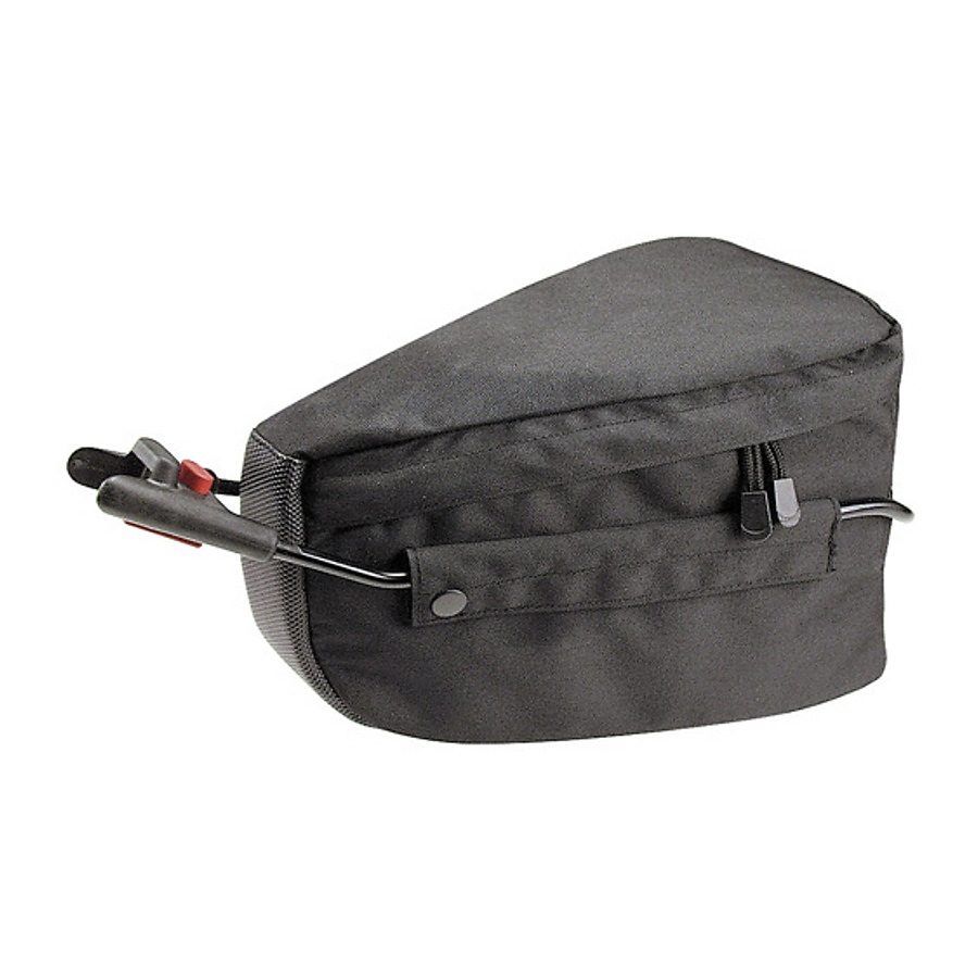 KLICKfix Fahrradtasche Contour Mudguard Schwarz - Satteltasche Ohne Gepäckträger