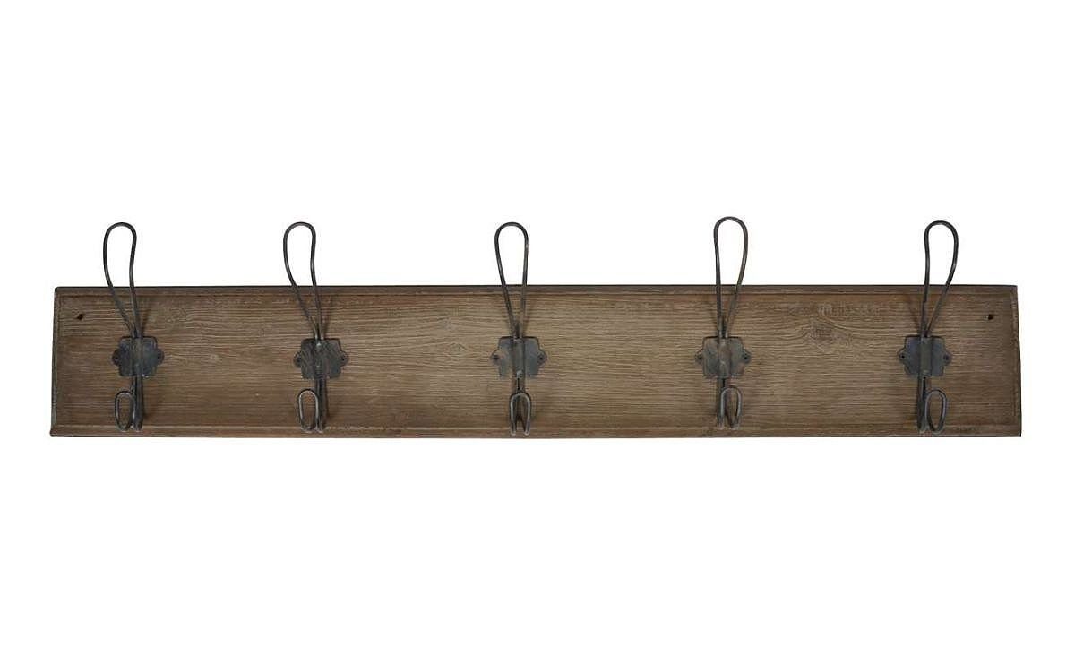 Ib Laursen Hakenleiste Wandhaken Kleiderhaken Шкафыleiste 5 Haken Holz Braun Ib Laursen