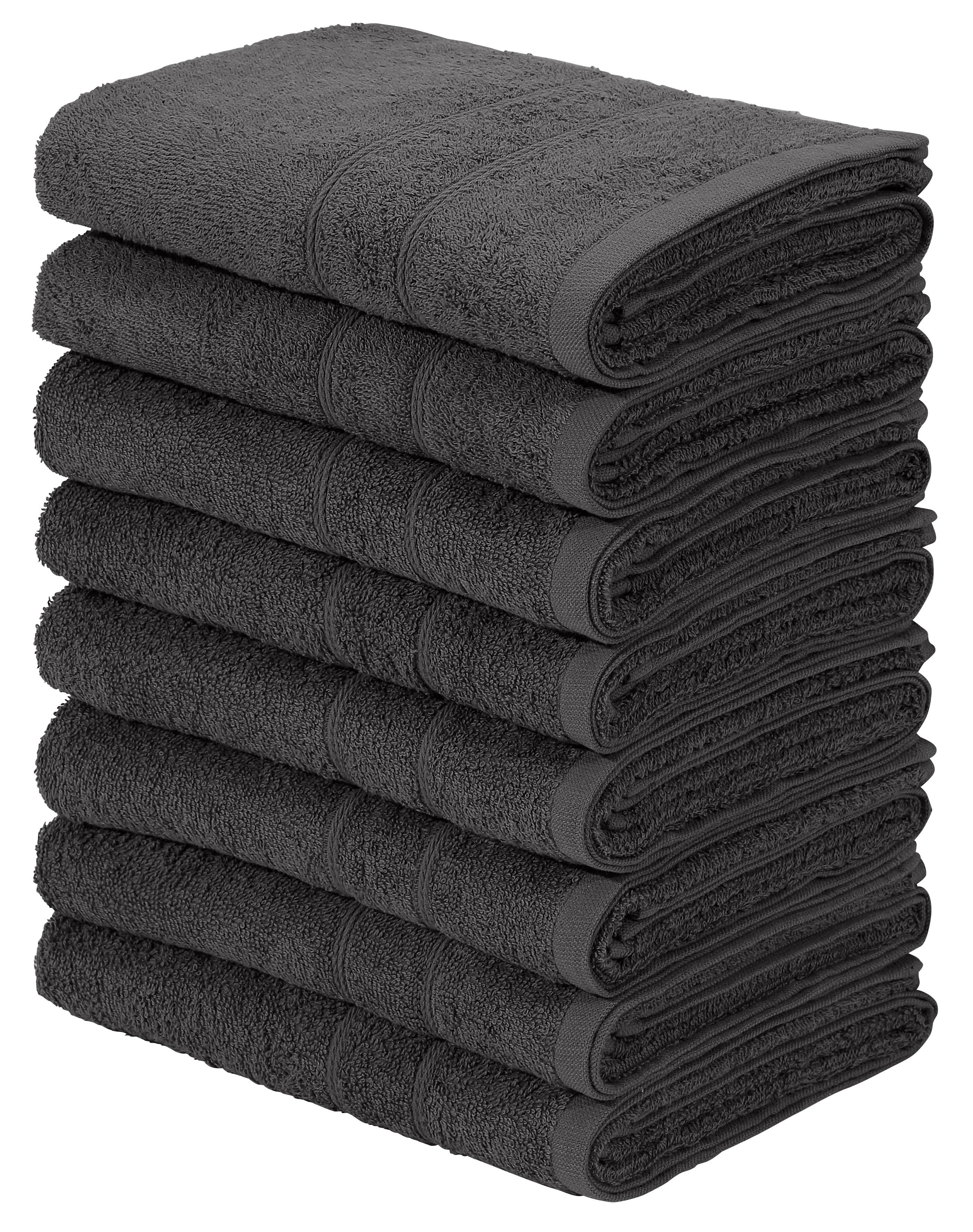 Handtuch Set Inga, 8 tlg. Handtuch-Set 50x100cm