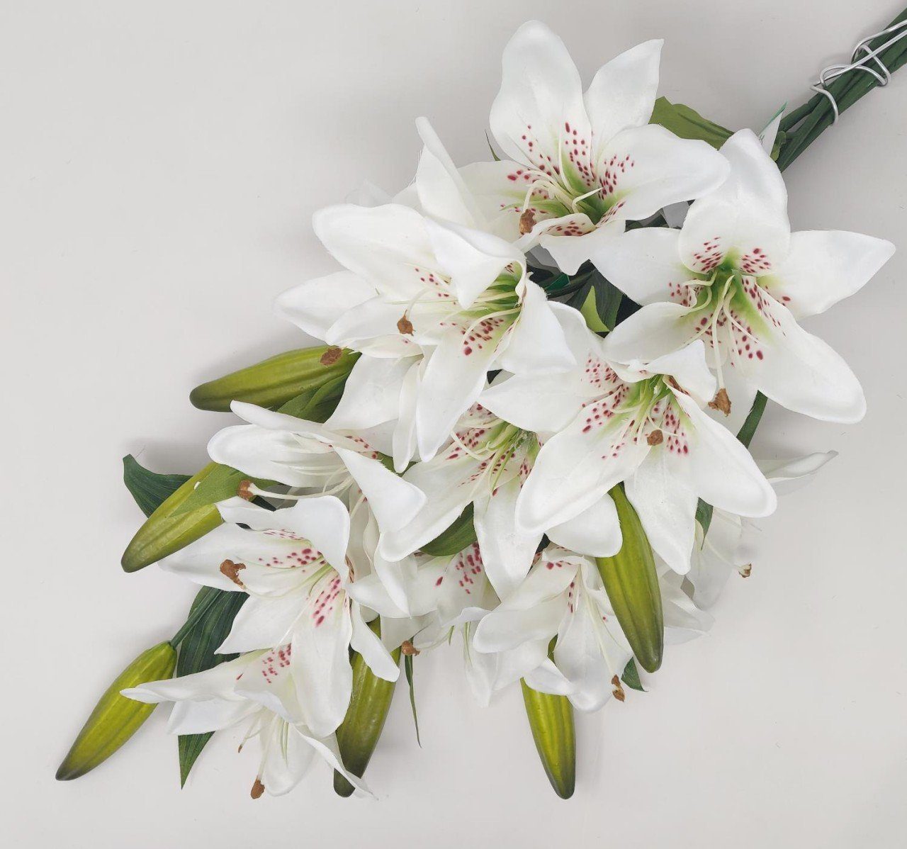 Kunstpflanze, Emerald Green, Eternal Weiß Kunststoff L:65cm