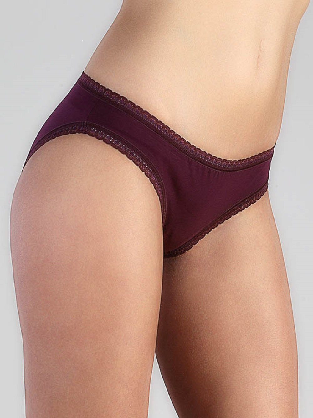Albero Natur Slip Damenslip mit Spitze günstig online kaufen