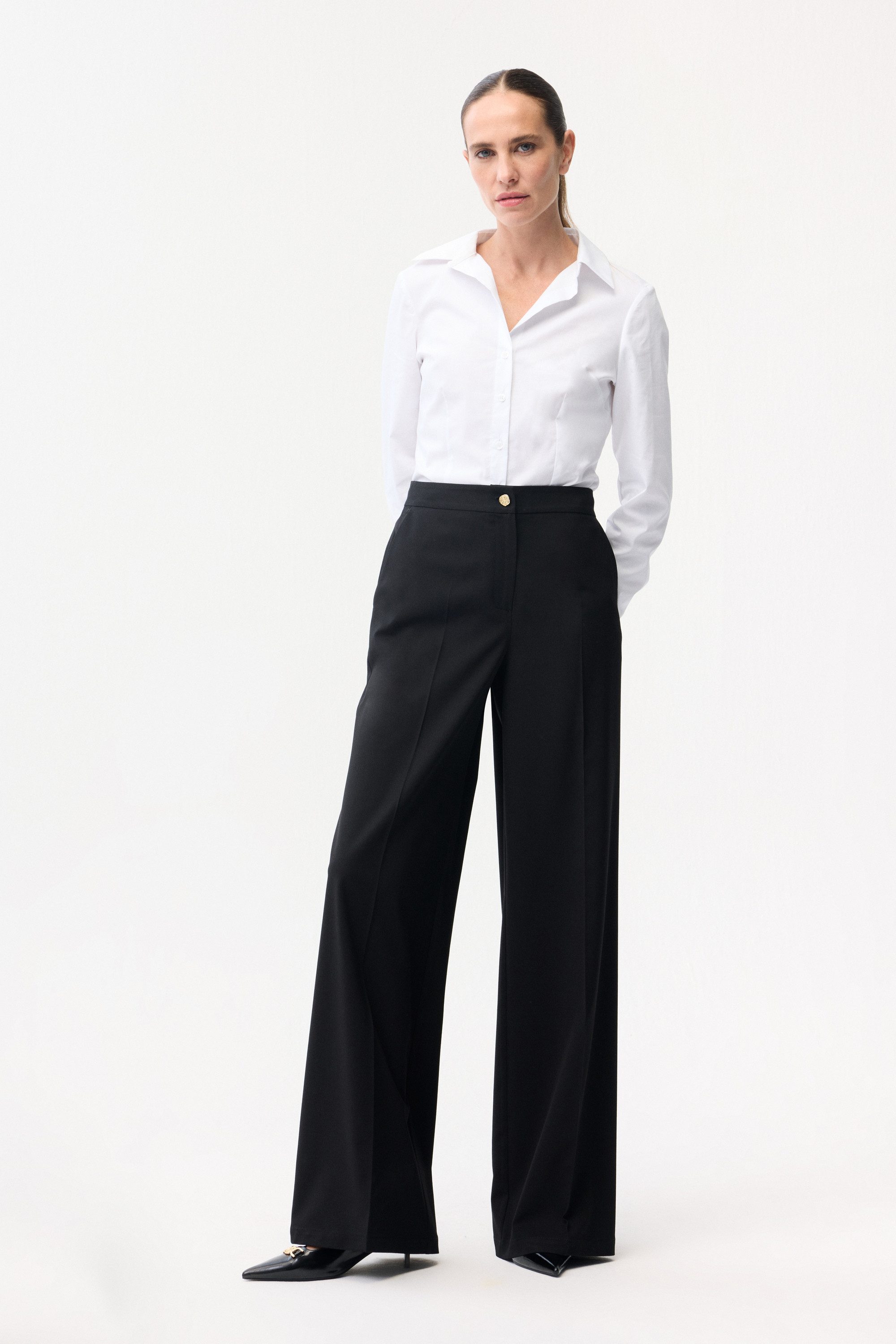 adL Stoffhose Weit geschnittene Hose mit Taschen – Bild 5 von 5