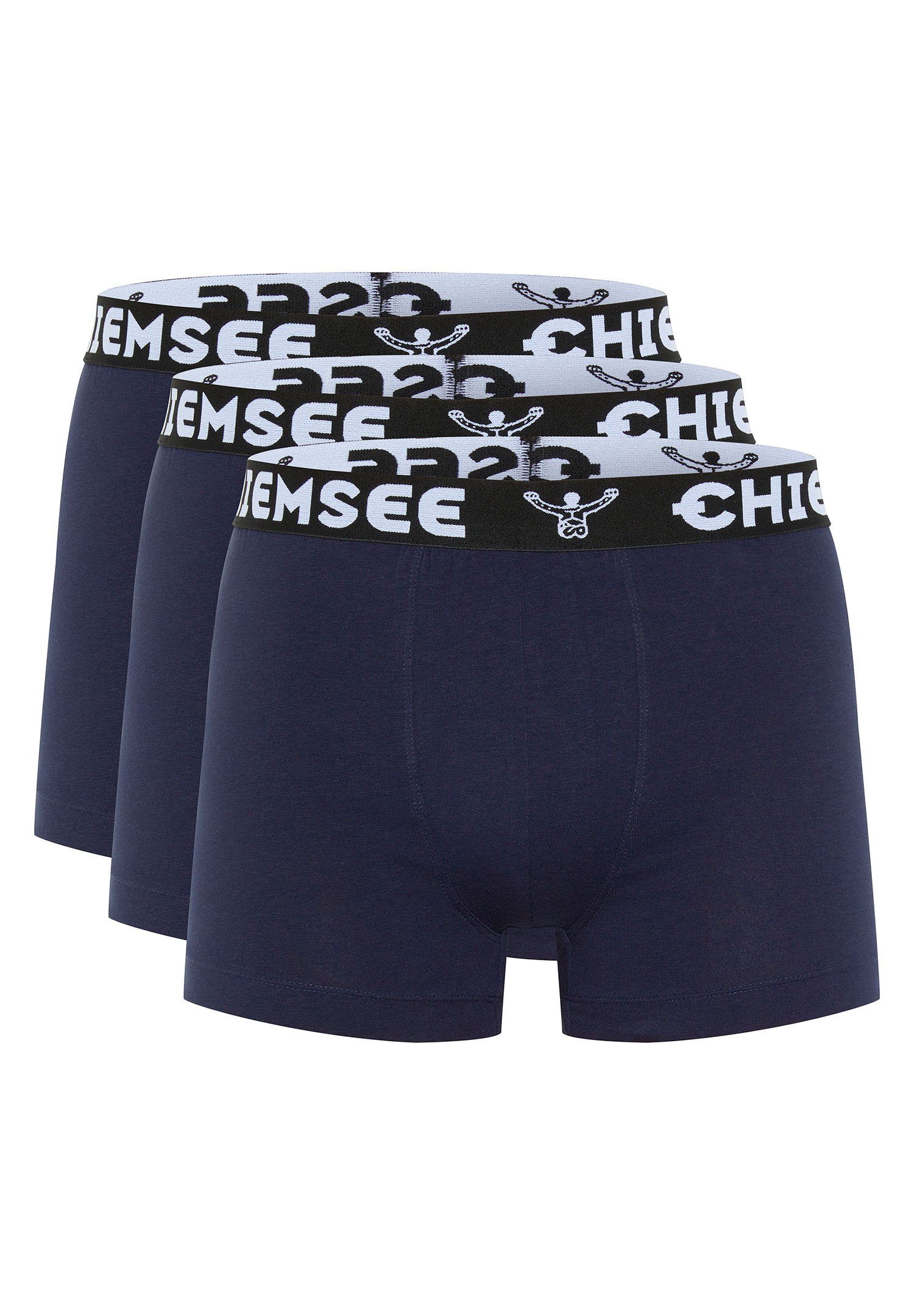 Chiemsee Boxershorts Boxer Trunks 3P (Spar-Pack, 3-St., 3er-Pack) Navy