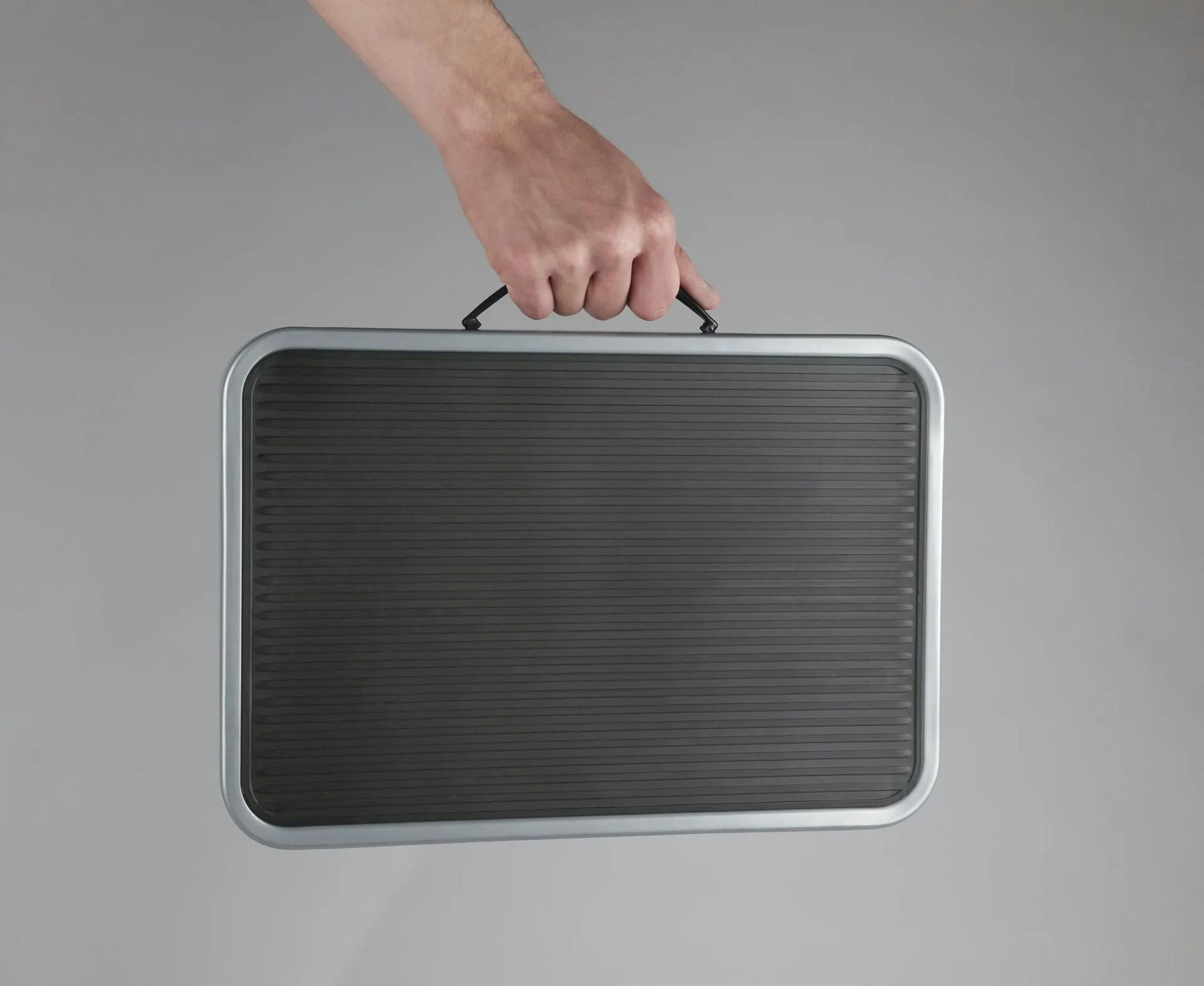 Westfalia Werkzeug Tritthocker Faltbarer Tritthocker grau