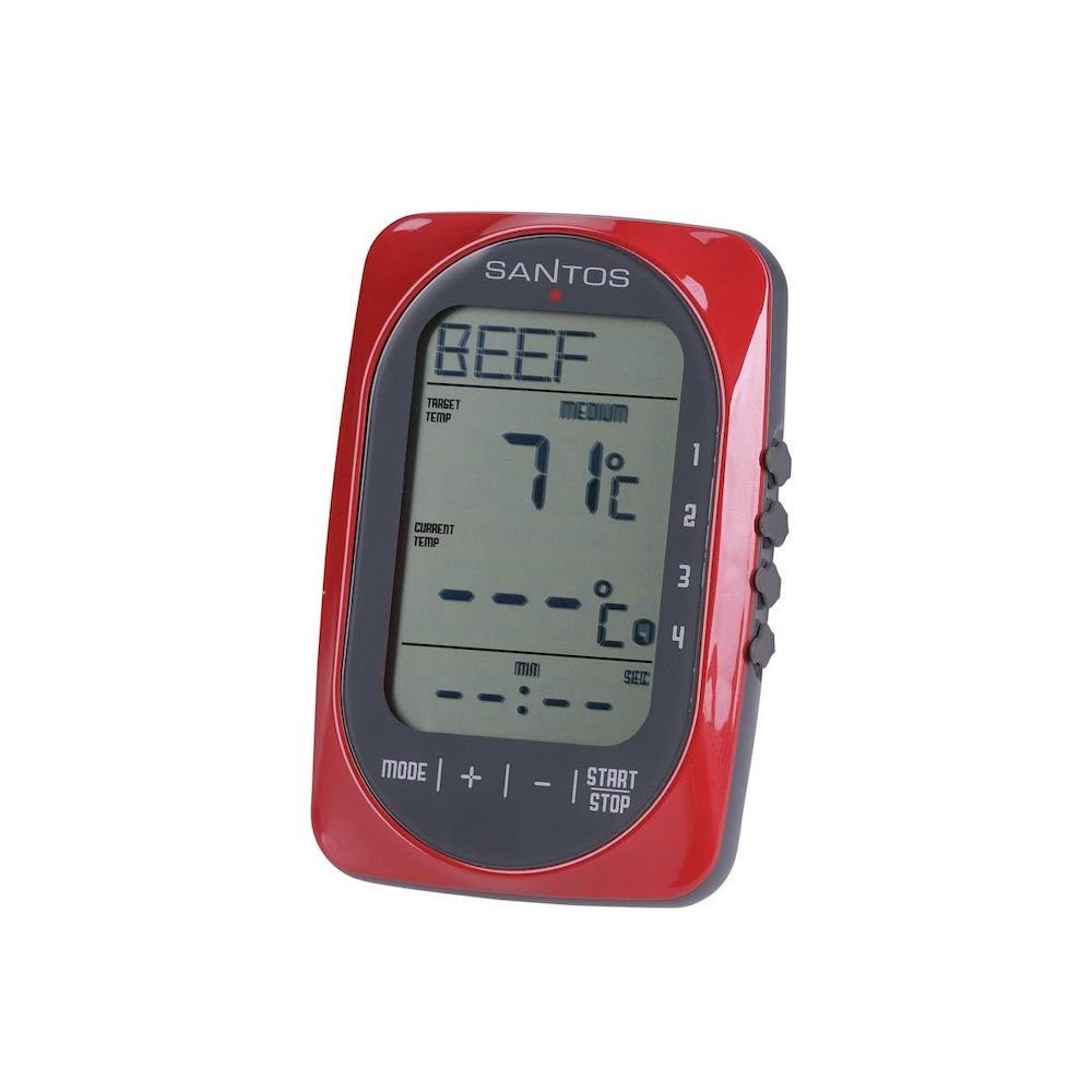 4 Temperaturfühler per Steuerung Grillbesteck-Set App Bluetooth BBQ Thermometer PROREGAL® Smart