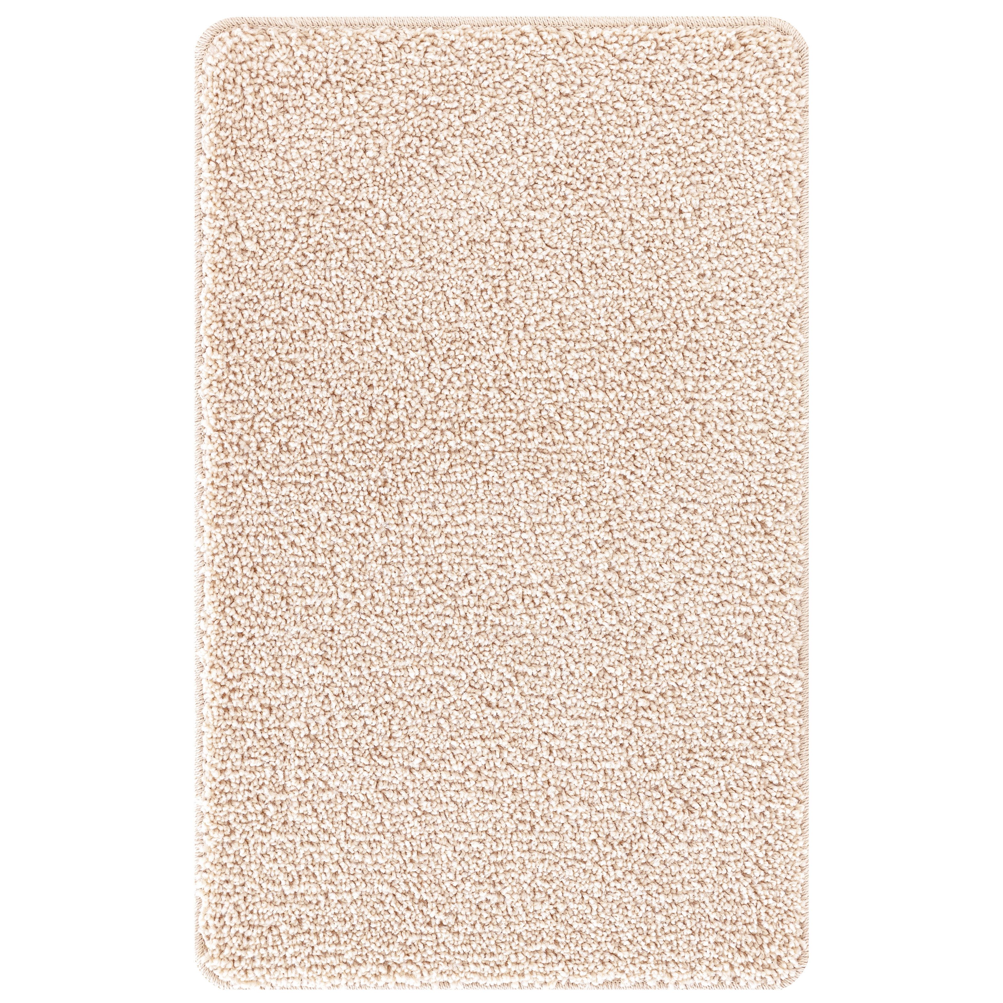 vidaXL Badematte 2-tlg. Badematten-Set Creme Polypropylen günstig online kaufen
