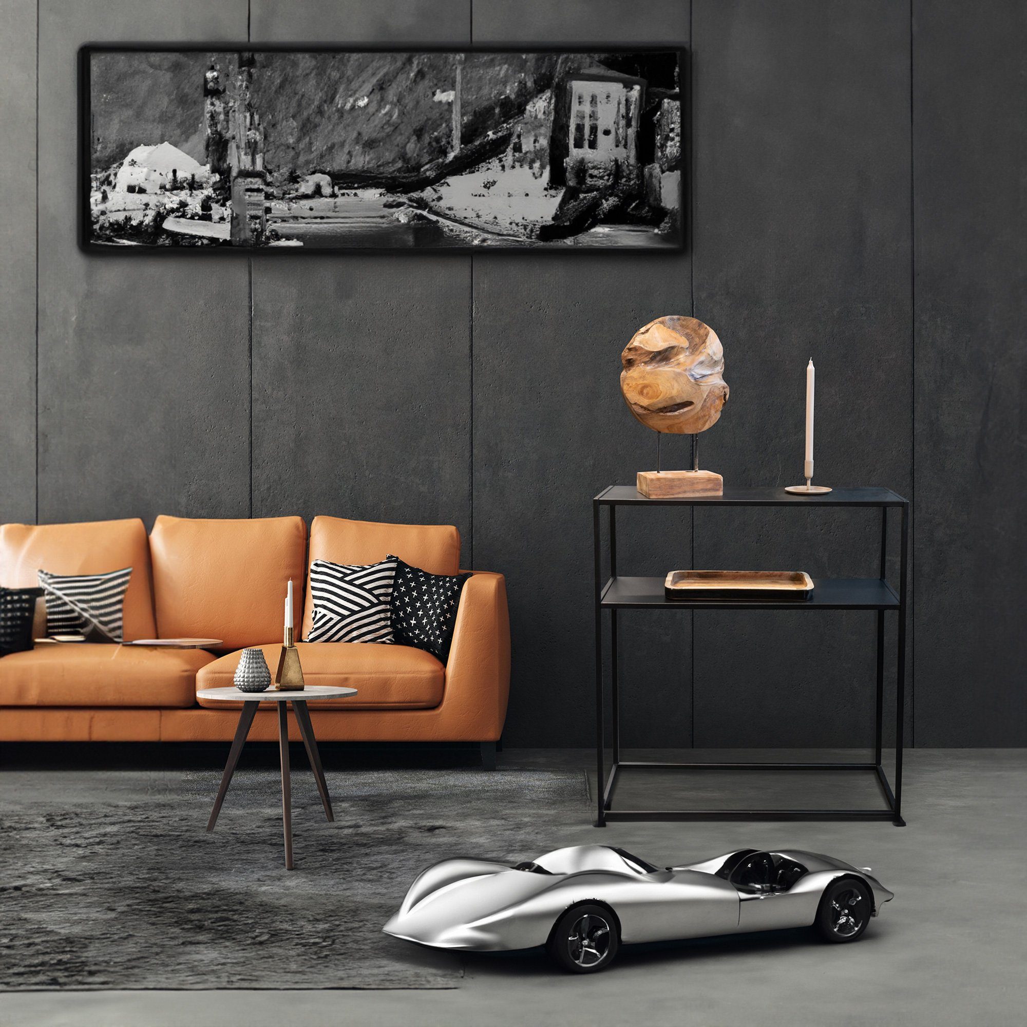 osoltus Raumteiler osoltus cube Industrie Stil Konsolentisch Konsole Stahl günstig online kaufen