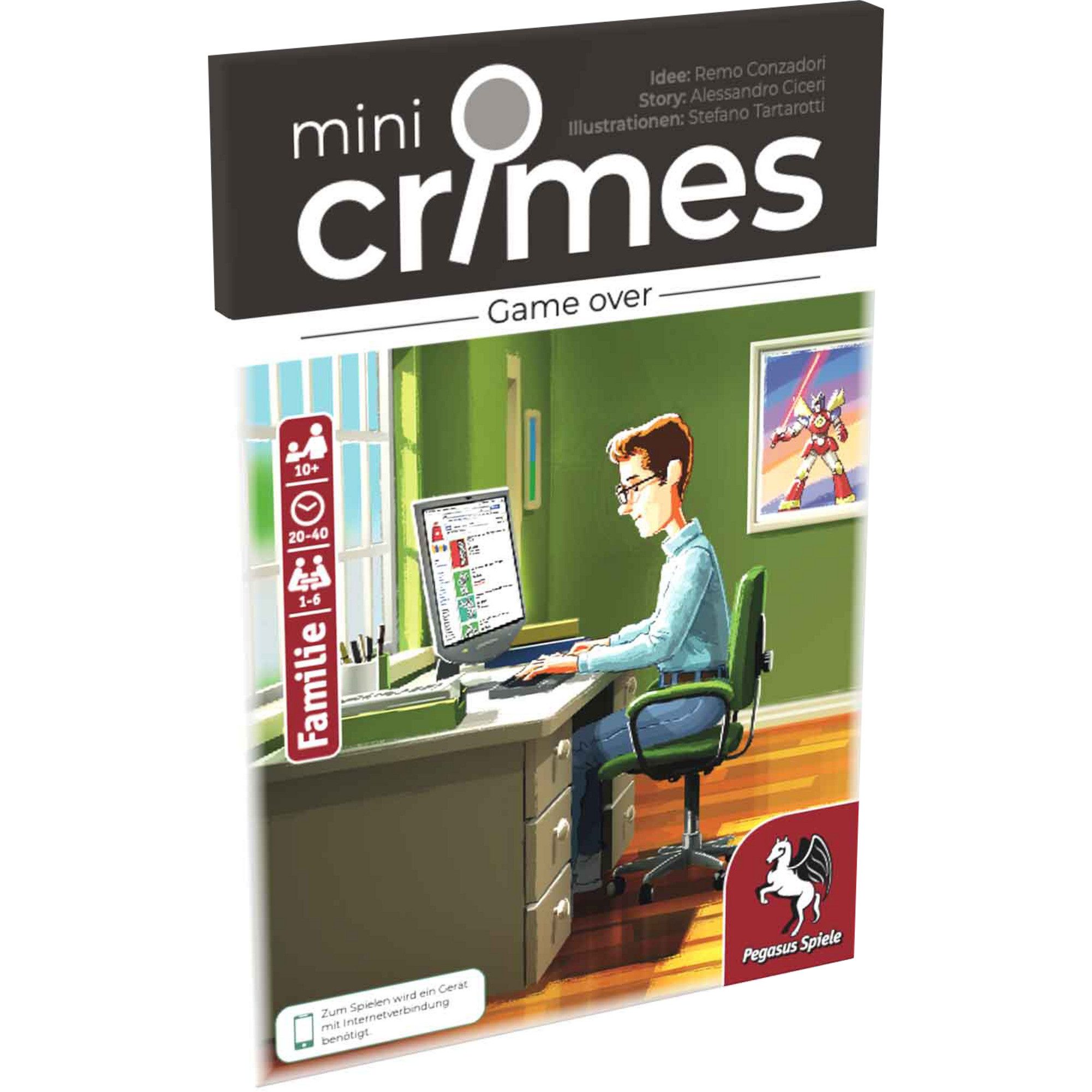 Pegasus Spiel Pegasus MiniCrimes - Game over, Rätselspiel