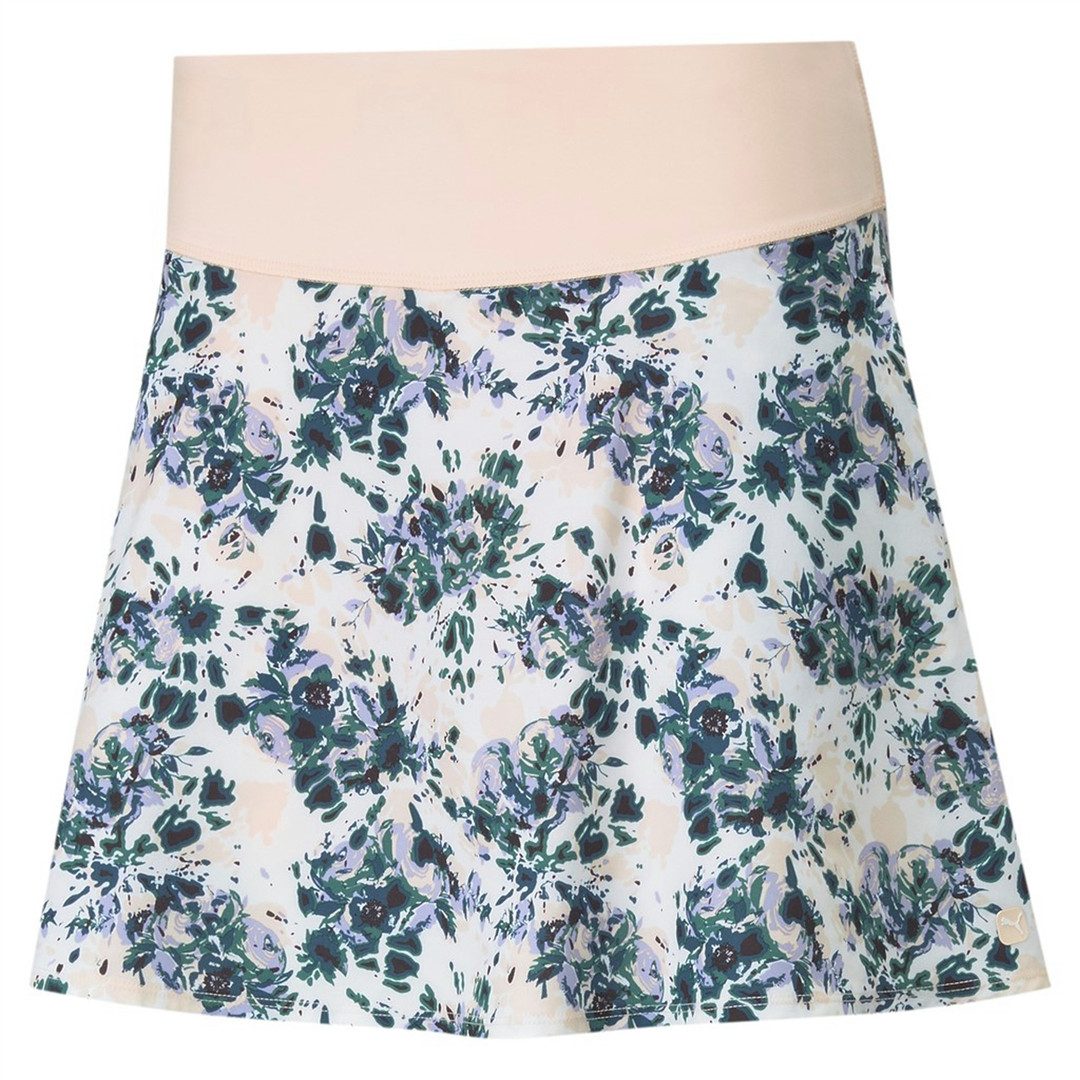 PUMA Skort Puma Golf Skort PWRSHAPE Watercolor Floral Mehrfarbig Damen