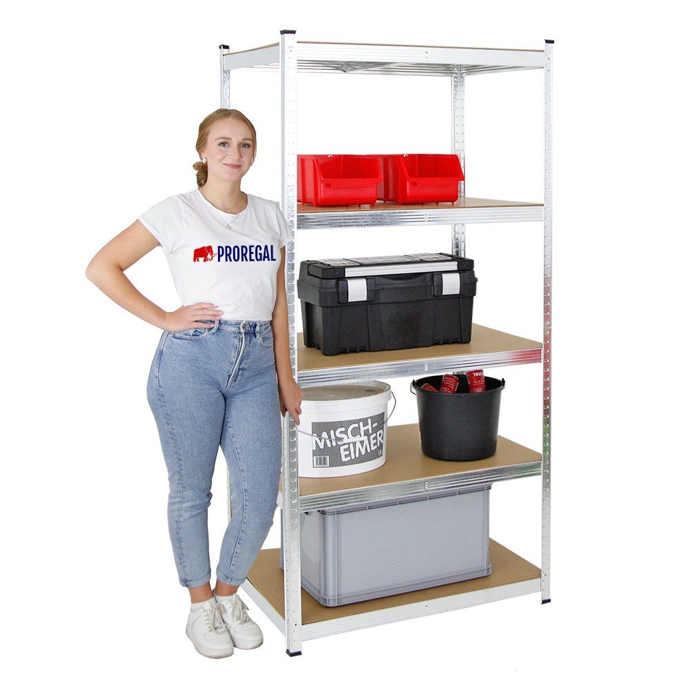 PROREGAL® Schwerlastregal Schwerlastregal Ragnar 180x90x60cm Fachlast günstig online kaufen