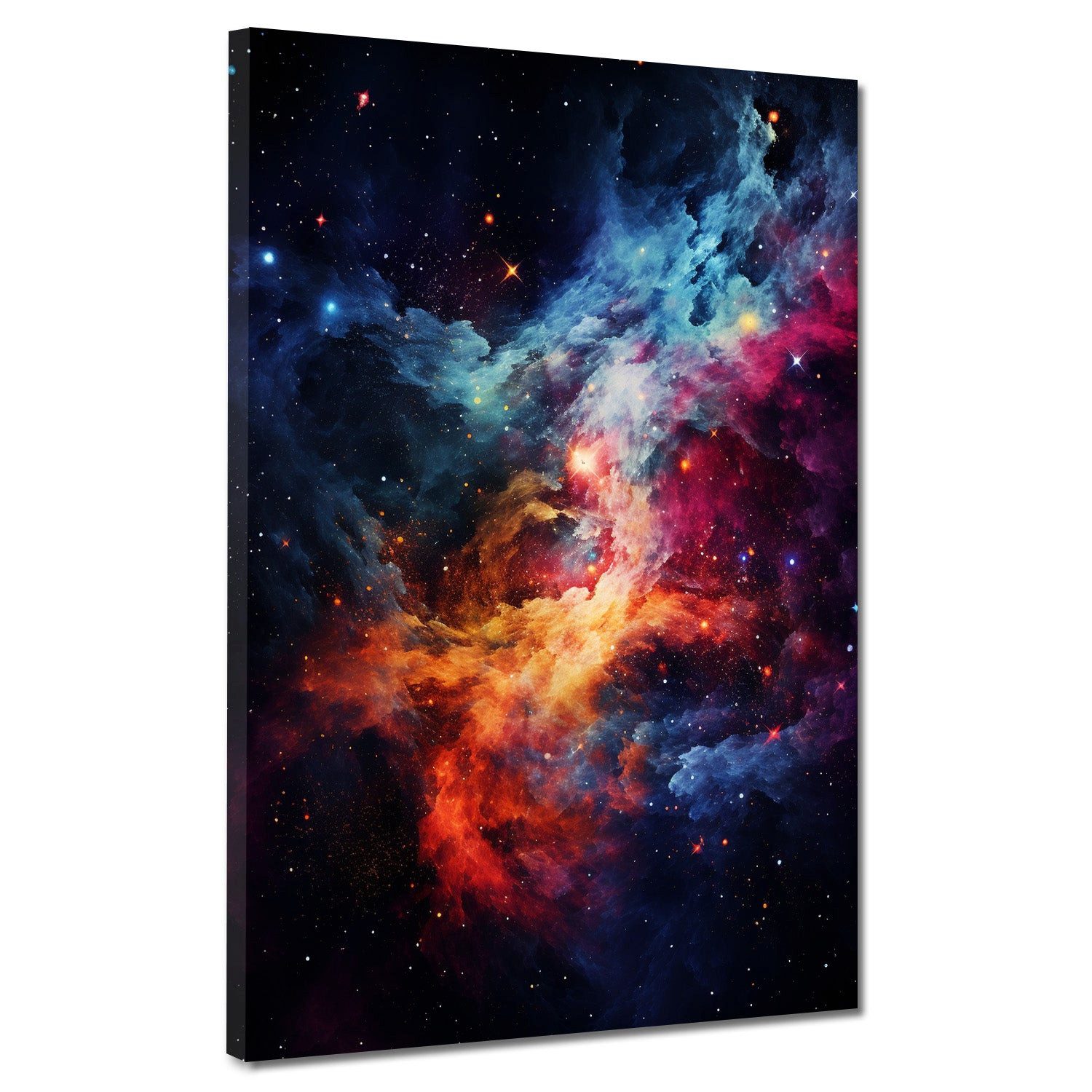Artedinoi Leinwandbild Universum Galaxie Nebel Sterne Weltraum Leinwandbild Wandbild XXL, Universum, abstrakt