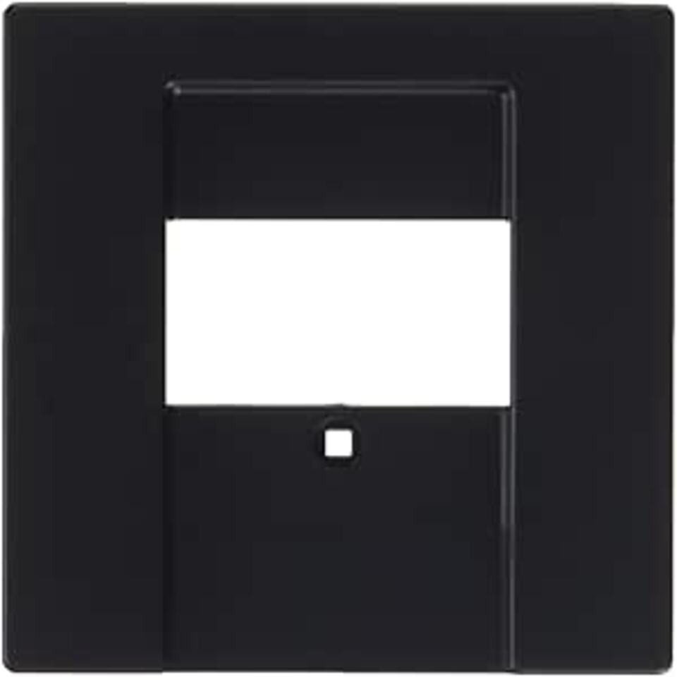 Busch-Jaeger Unterputz-Steckdose BJ 1766-885 Abdeckung f.TAE future linear schwarz matt