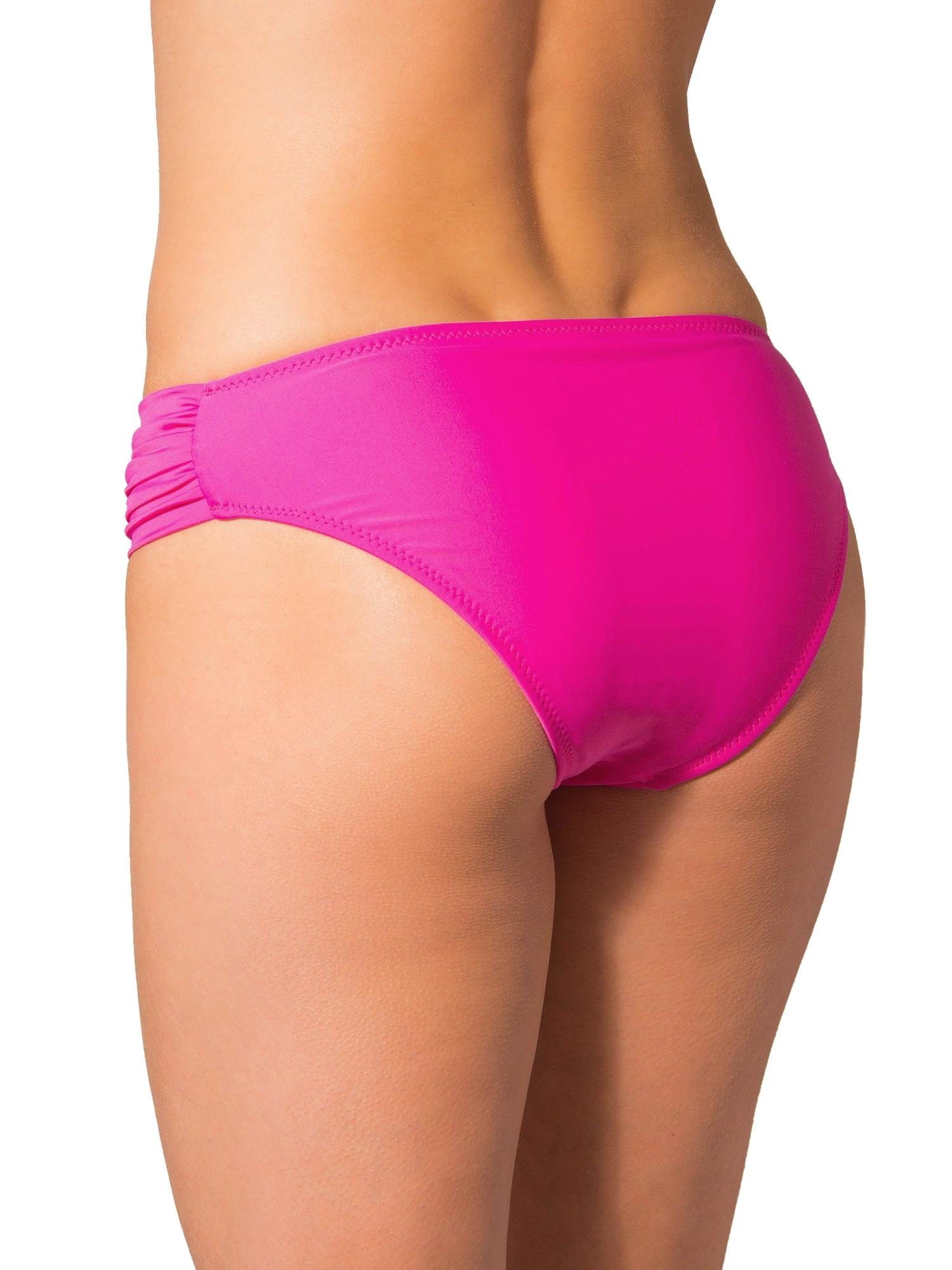 Aquarti Bikini-Hose Aquarti Damen Bikinihose mit seitlichen Raffungen