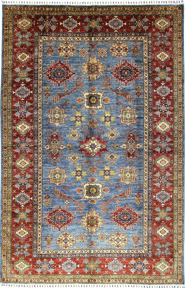 Orientteppich Super Kazak 184x279 Handgeknüpfter Orientteppich, Nain Trading, rechteckig, Höhe: 5 mm