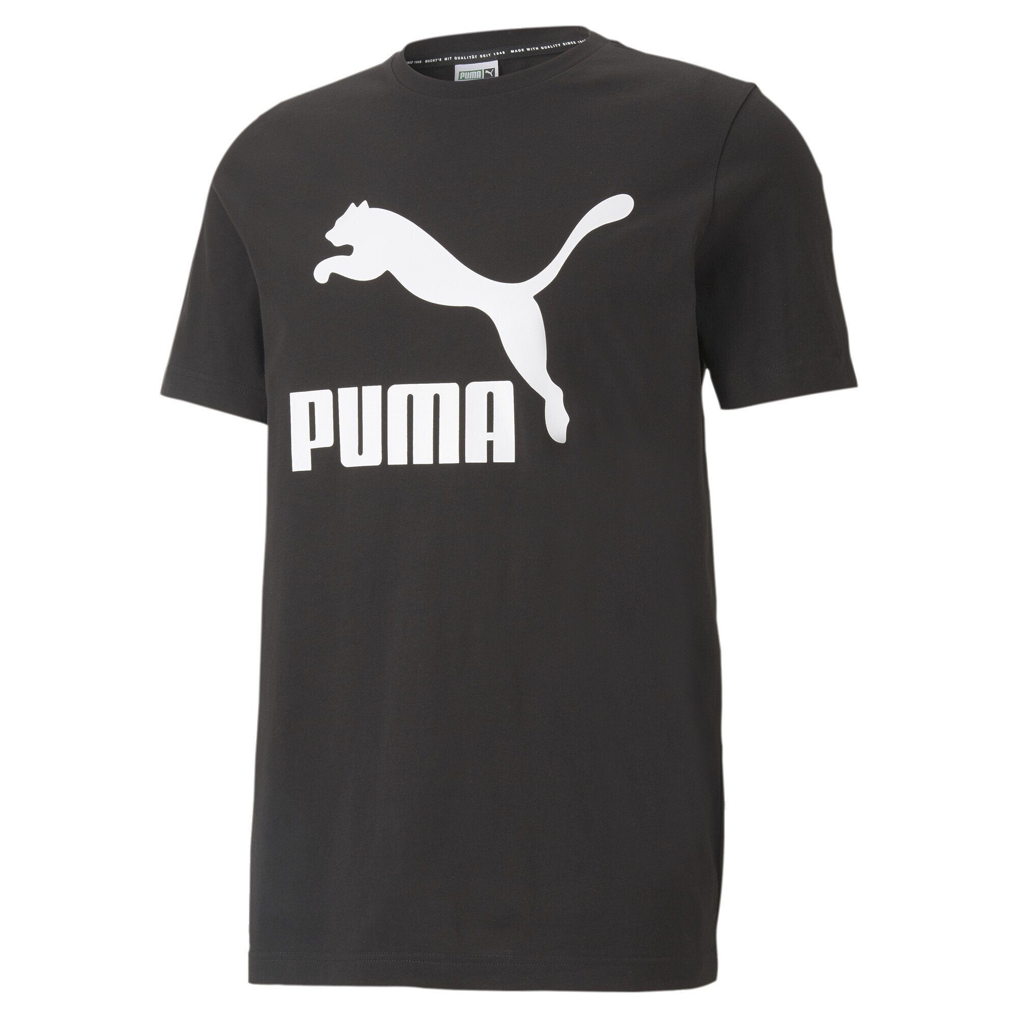 Zum Schnäppchenpreis PUMA T-Shirt Black Herren Classics T-Shirt Logo