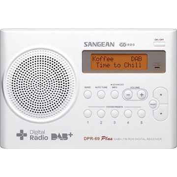 Sangean DPR-69 DAB+ Tragbares, wiederaufladbares DAB+ / FM-RDS Radio Digitalradio (DAB) (DAB)