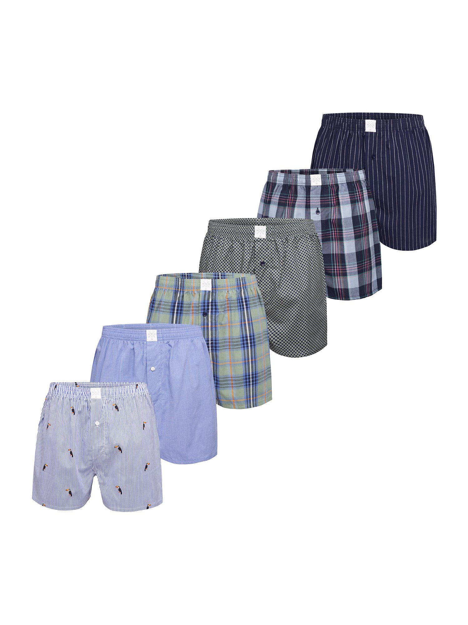 MG-1 Boxer Classics (6-St) boxer shorts unter Set 8