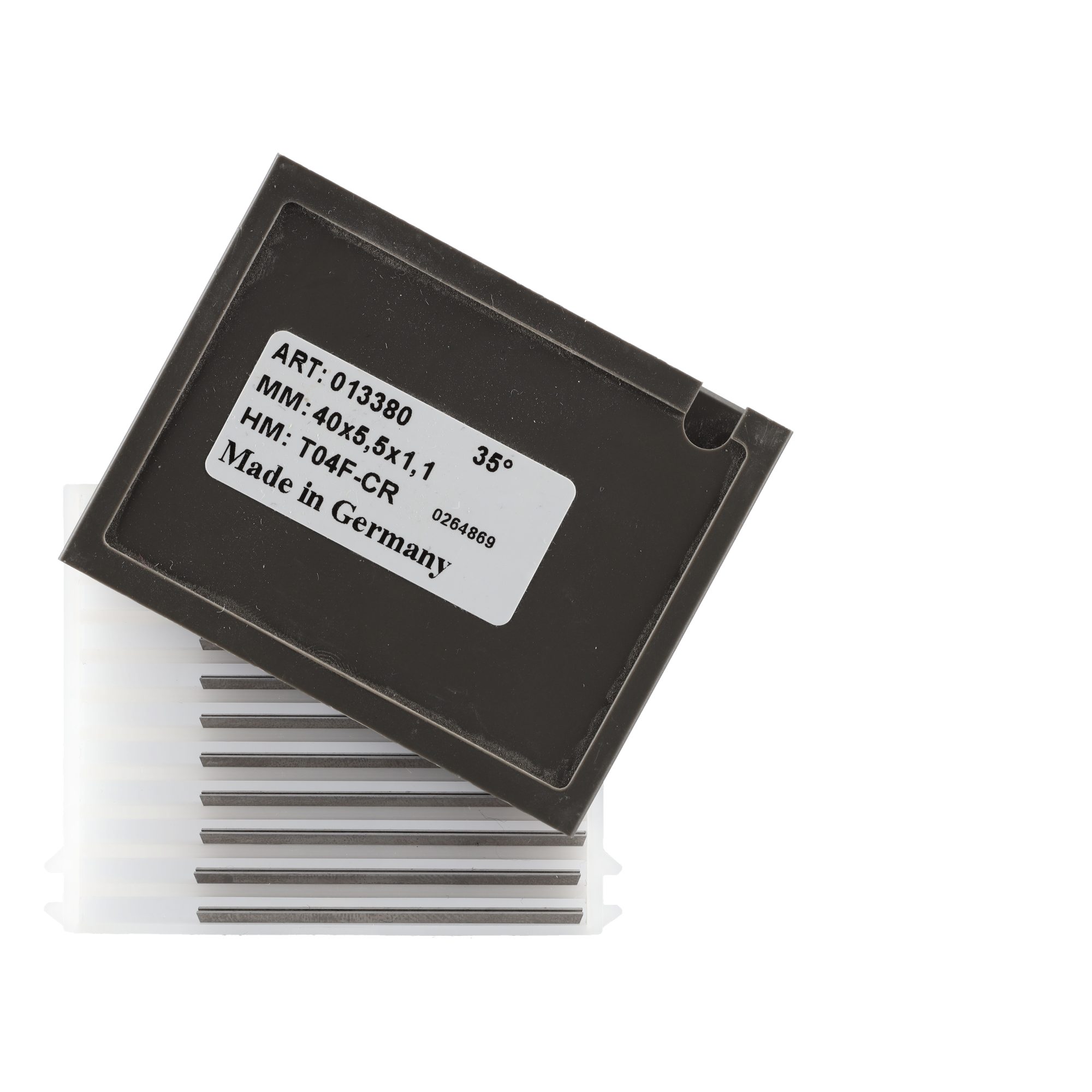 40 St. 4 Mini-Wendeplatte Tigra Wendeplattenfräser 44,5x5,5x1,1mm T04F -