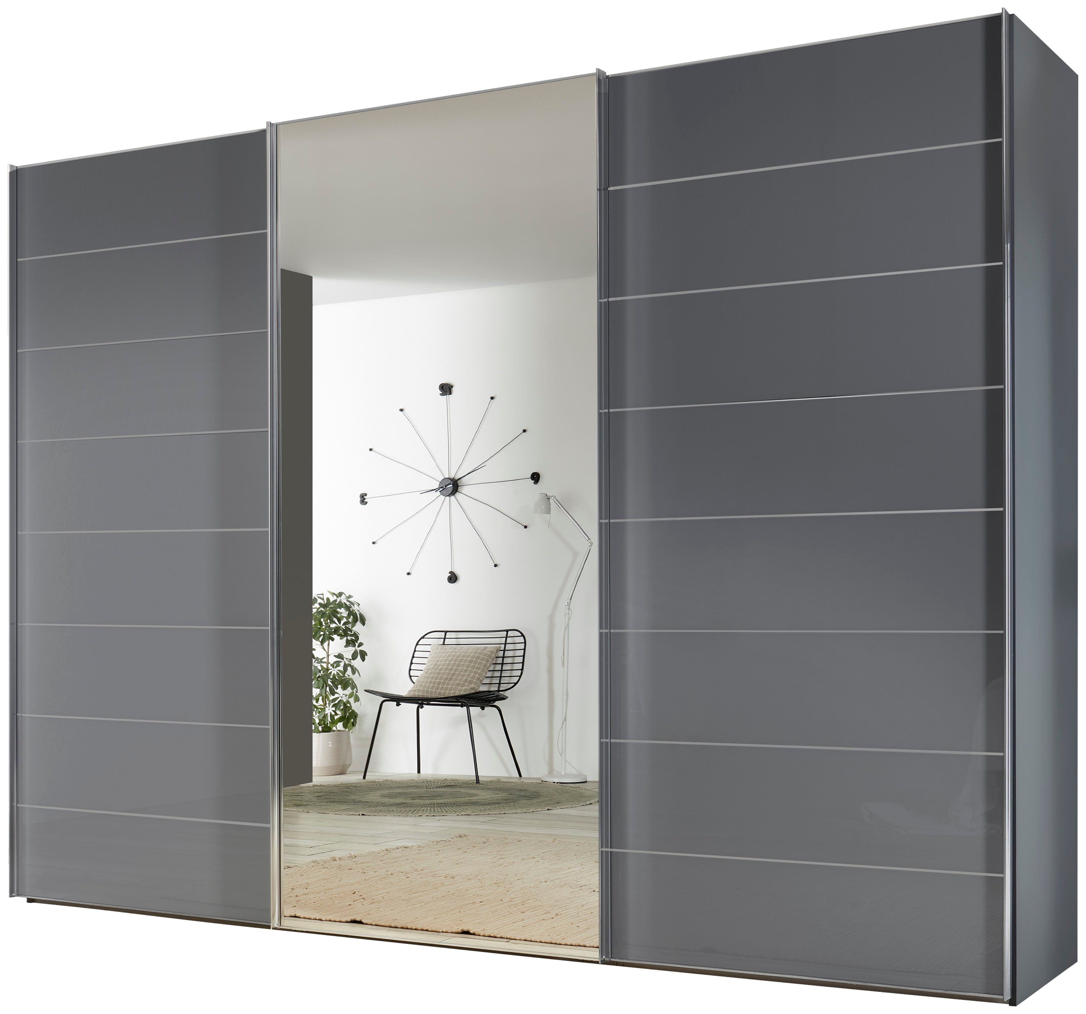 STAUD Schwebetürenschrank Sonate Como mit Spiegel, in wertiger Staud-Qualität, Made in Germany (in 4 verschiedenen Ausstattungsvarianten erhältlich) viele Varianten