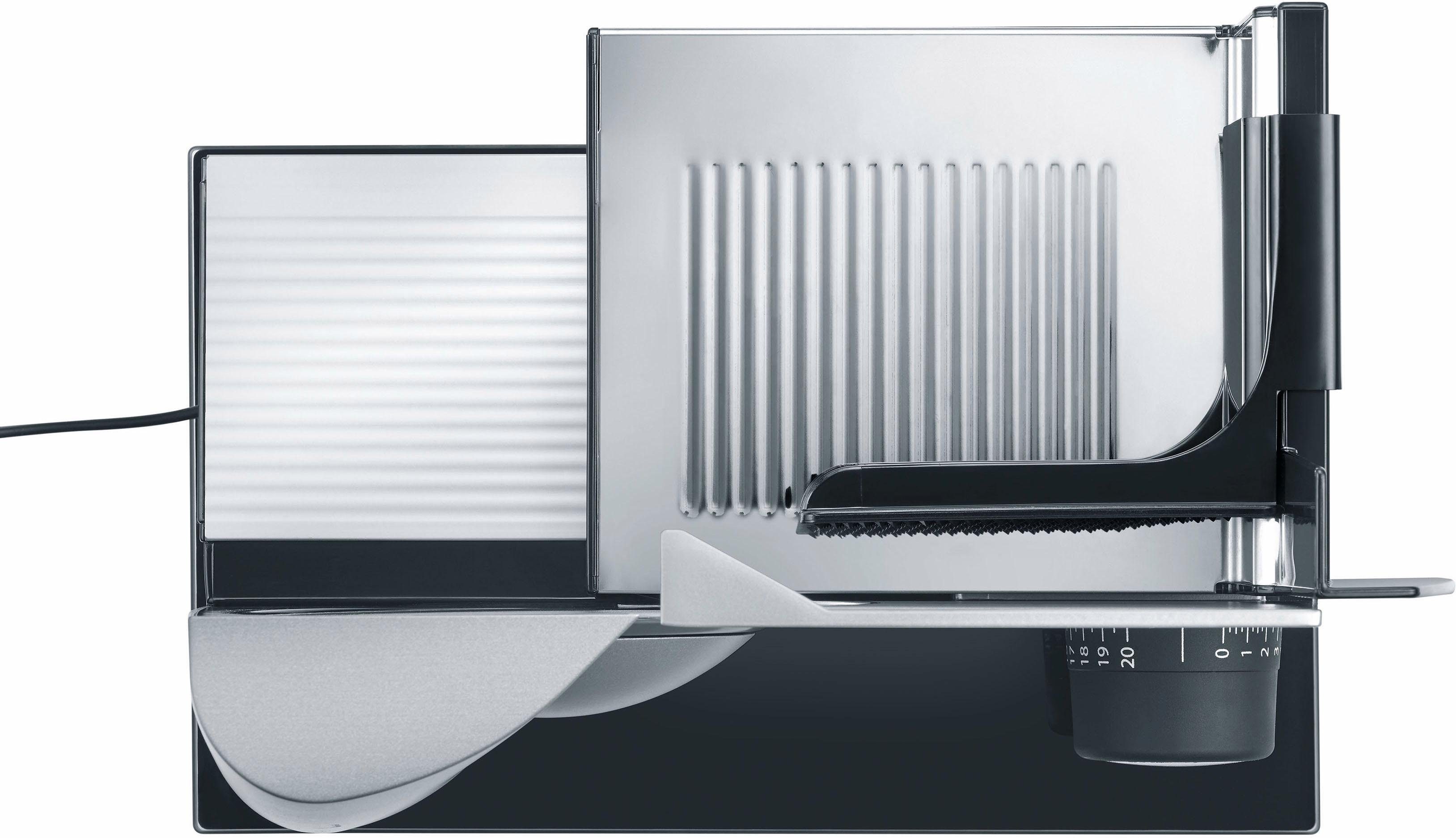 Glasbodenplatte Graef Vollmetallgehäuse mit KITCHEN 170 SLICED W, Allesschneider S32000, SKS