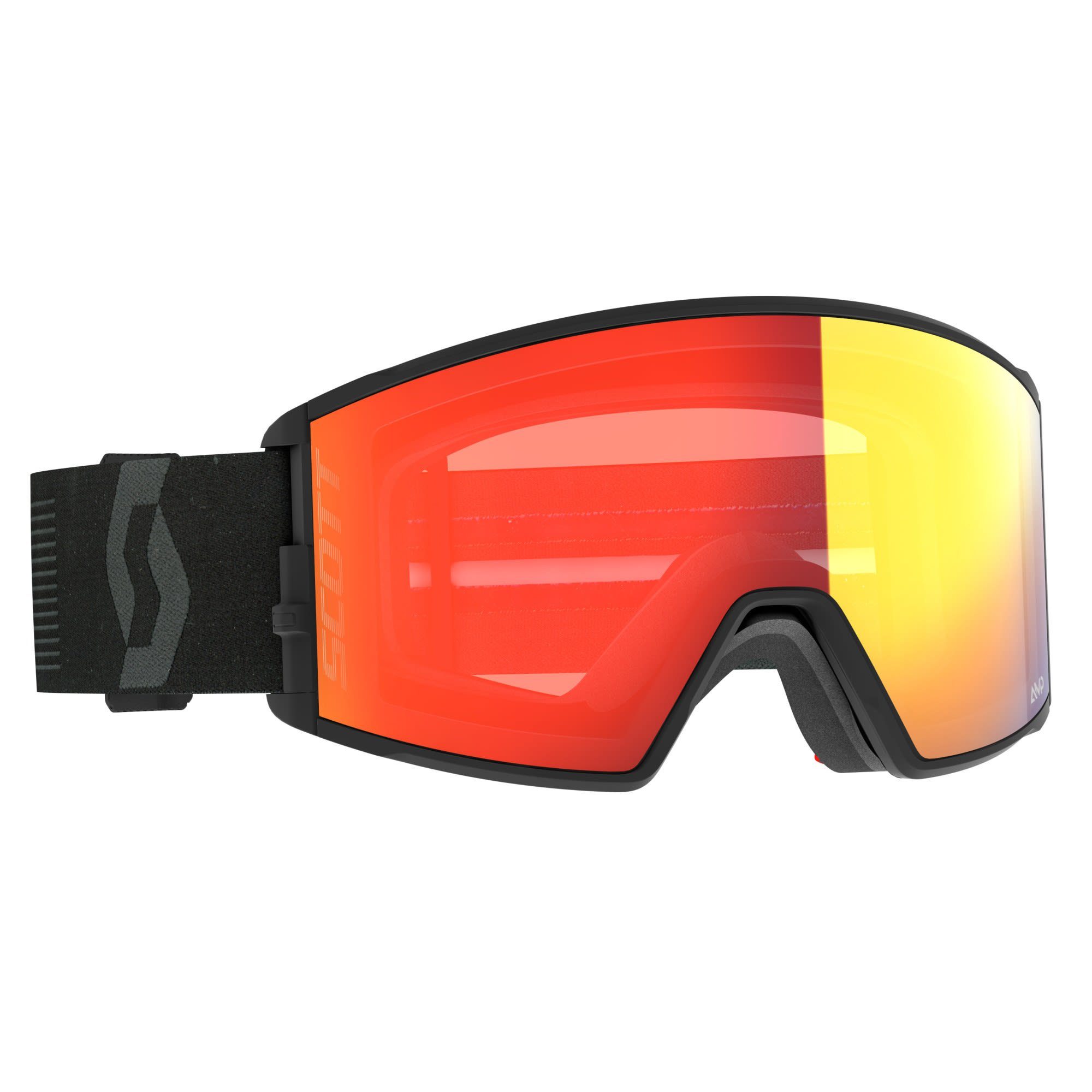 Scott Skibrille Scott React Goggle Accessoires Mineral Black - Enhancer Red Chrome