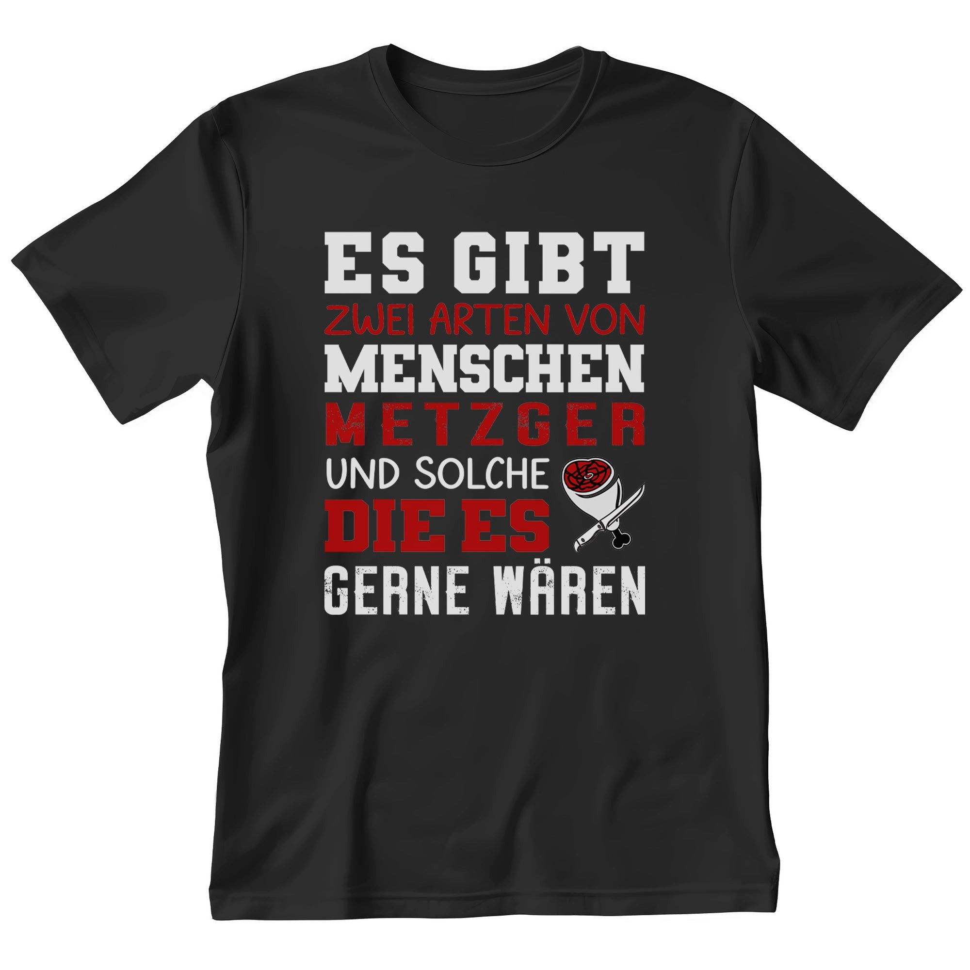 T-Shirt Metzger Geschenk Männer Spruch Beruf Abschluss