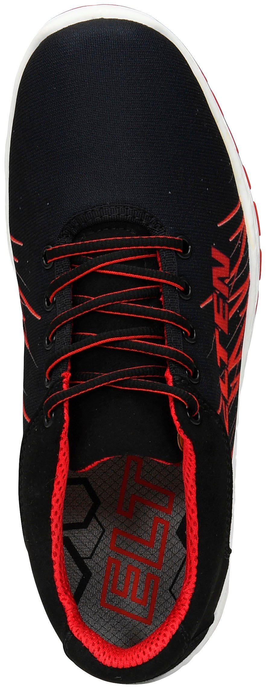 Elten LANA black-red Low ESD O1 Berufsschuh, Ganzflächige Einlegesohle  SPORTIVE ESD grey