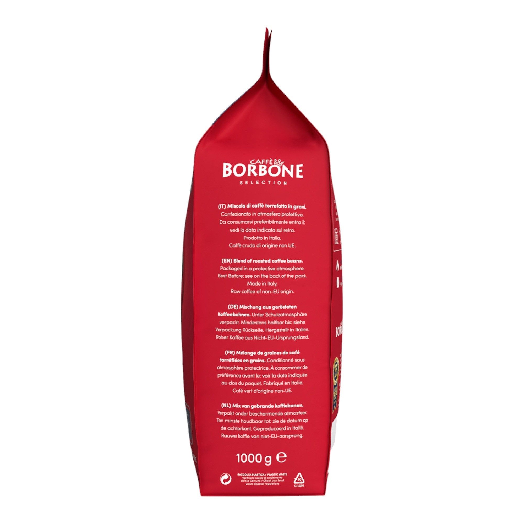 Caffè Borbone Kaffee Caffè Borbone Selection Espresso Intenso (1x 1000g), 1 x (Intenso Espresso 1Kg, Röstung Medium, Intensität 9/10, Ganze Kaffeebohnen)