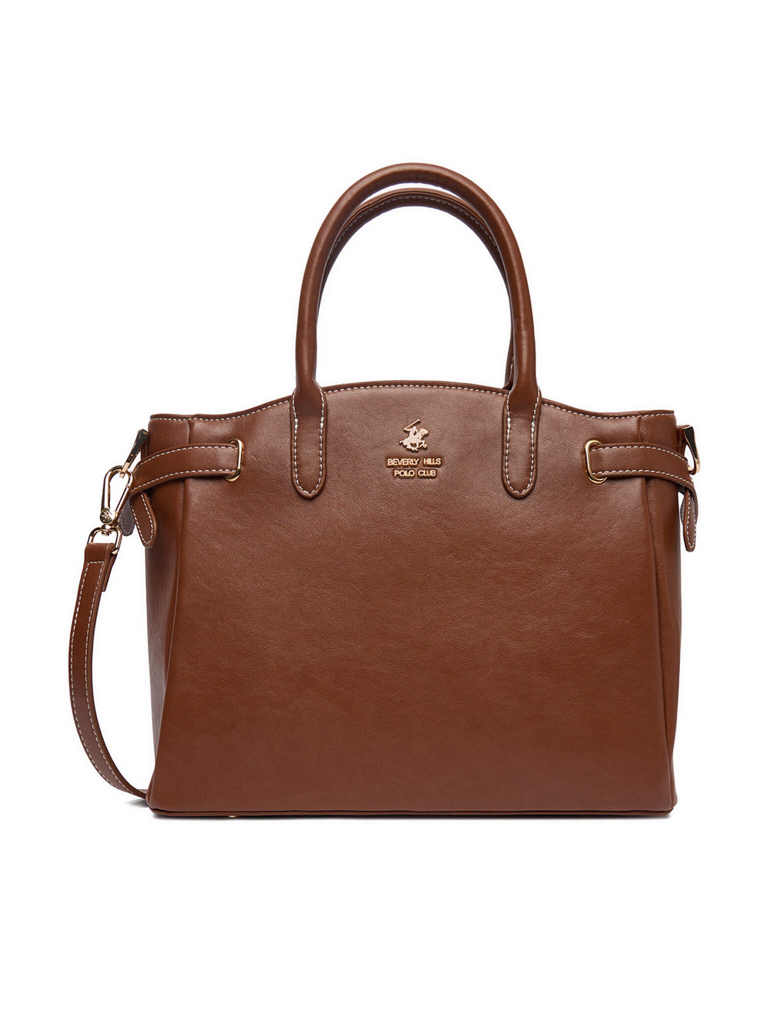 Handtasche Beverly Hills Polo Club Damenhandtasche Braun BEVERLY HILLS POLO CLUB-