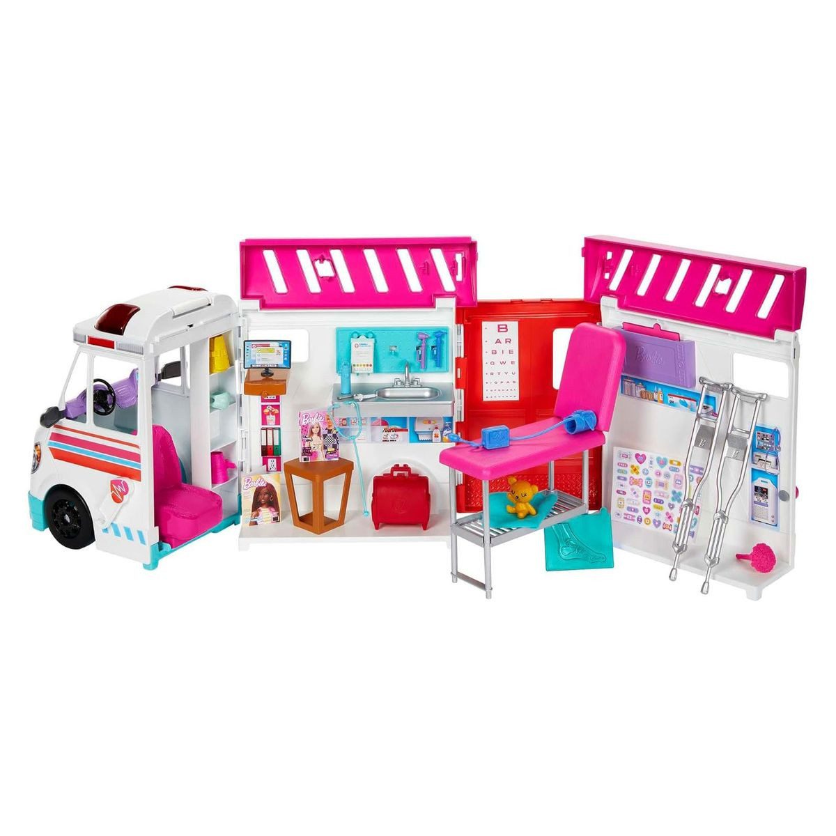 Mattel® Spielwelt Barbie HKT79 You can be anything Krankenwagen (ohne Puppe günstig online kaufen