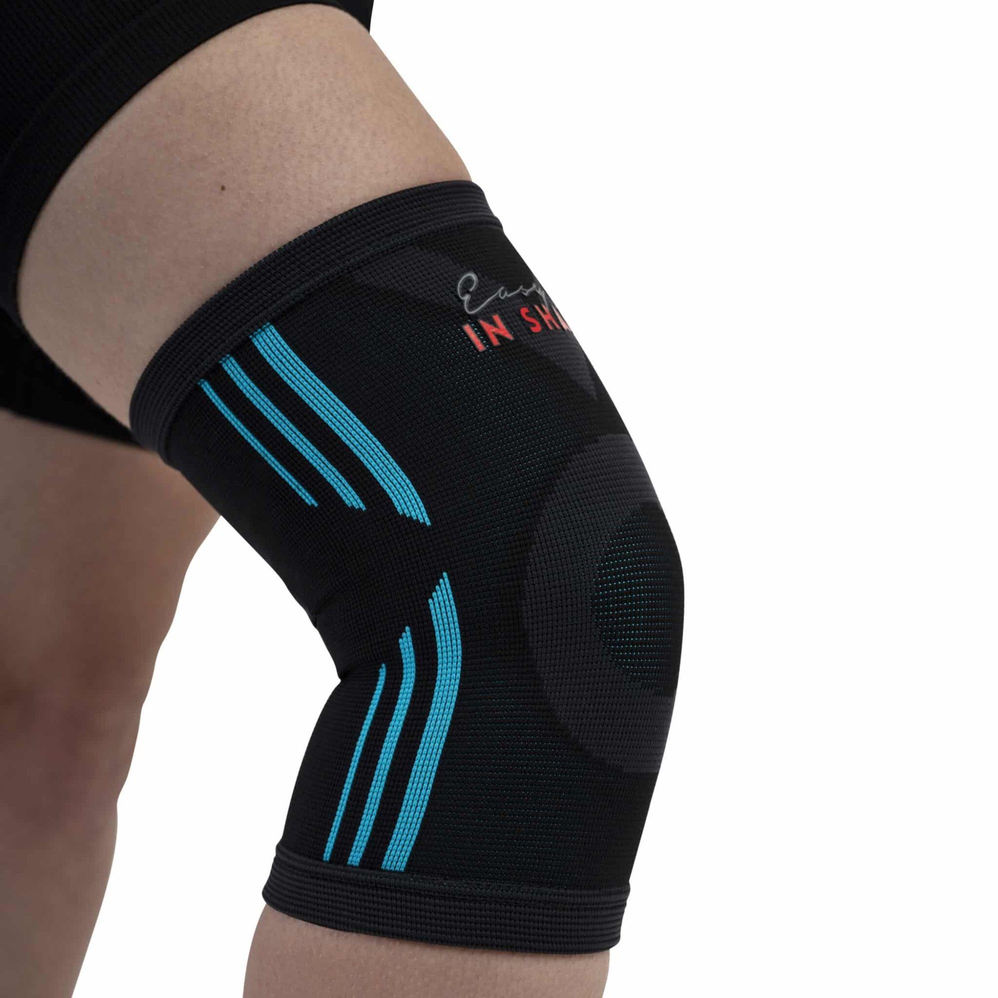 Medosan Kniebandage Kniebandage, elastisch, für Sport & Alltag, schwarz