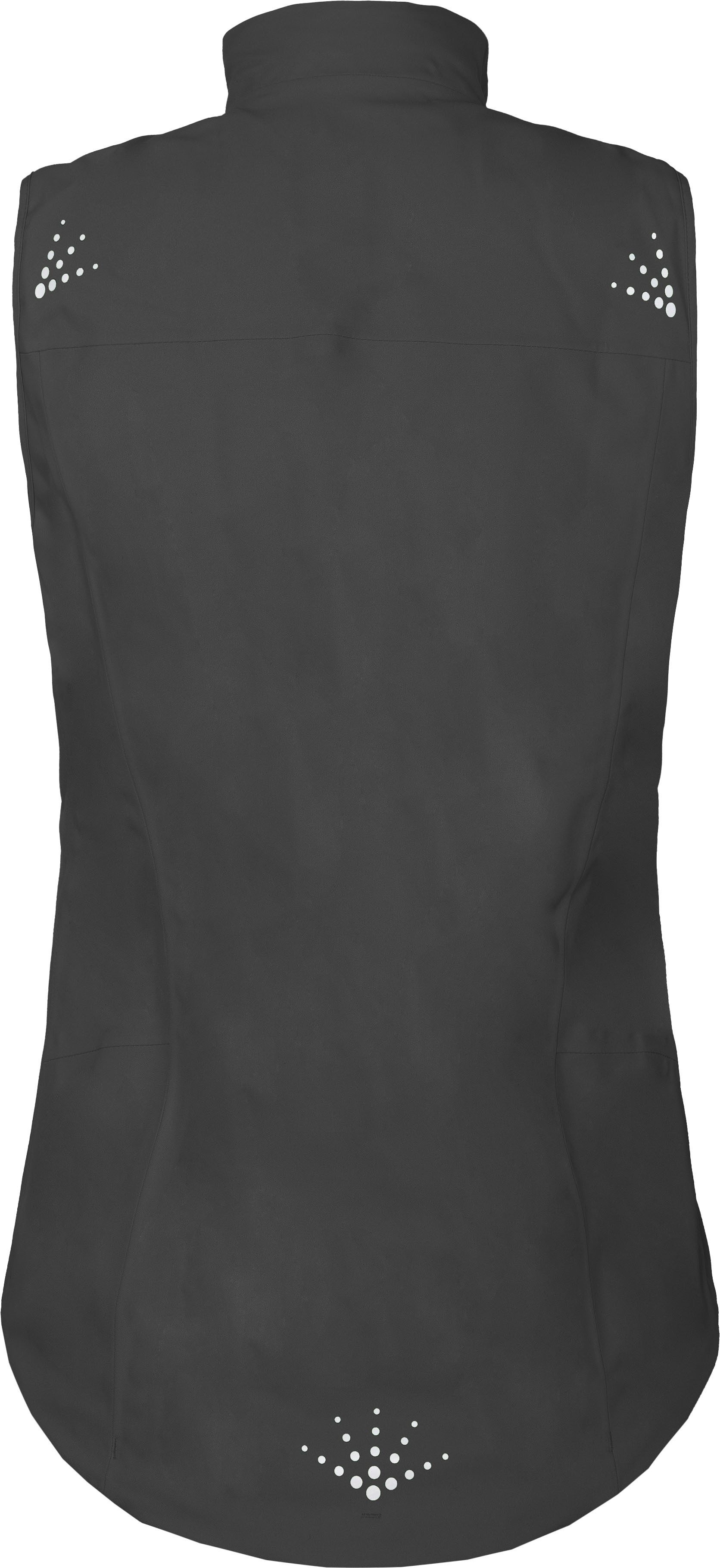 Bergson Regenjacke LEKNES THERMO Weste Damen Regenweste, recycelt, leicht wattiert, 20000 mm Wassersäule, No