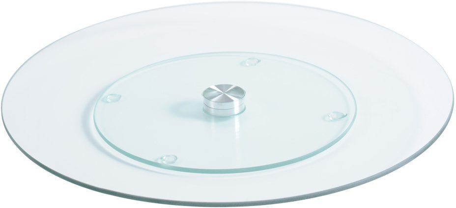 KESPER® Servierplatte Drehplatte, Glas, Ø 32 cm