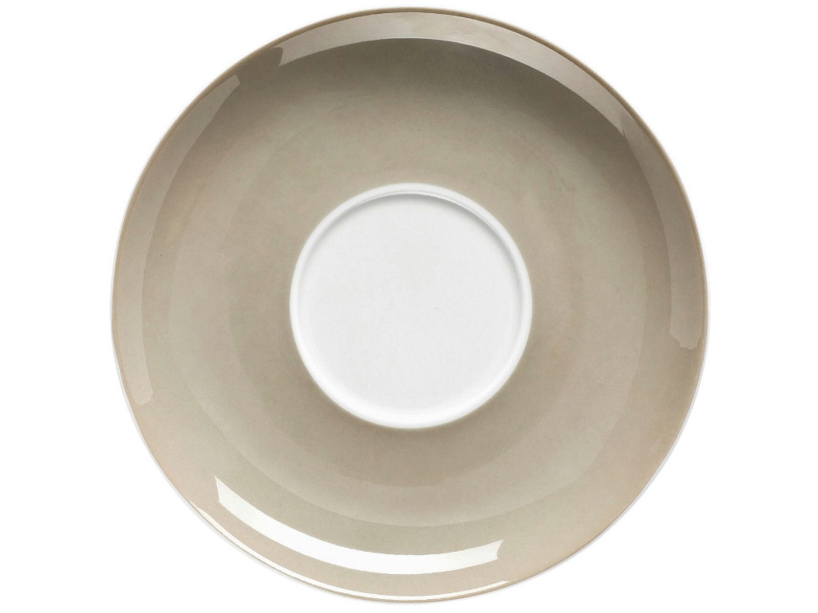 Thomas Porzellan Untertasse Sunny Day Greige Cappuccino-Untertasse 16,5 cm, Untertasse