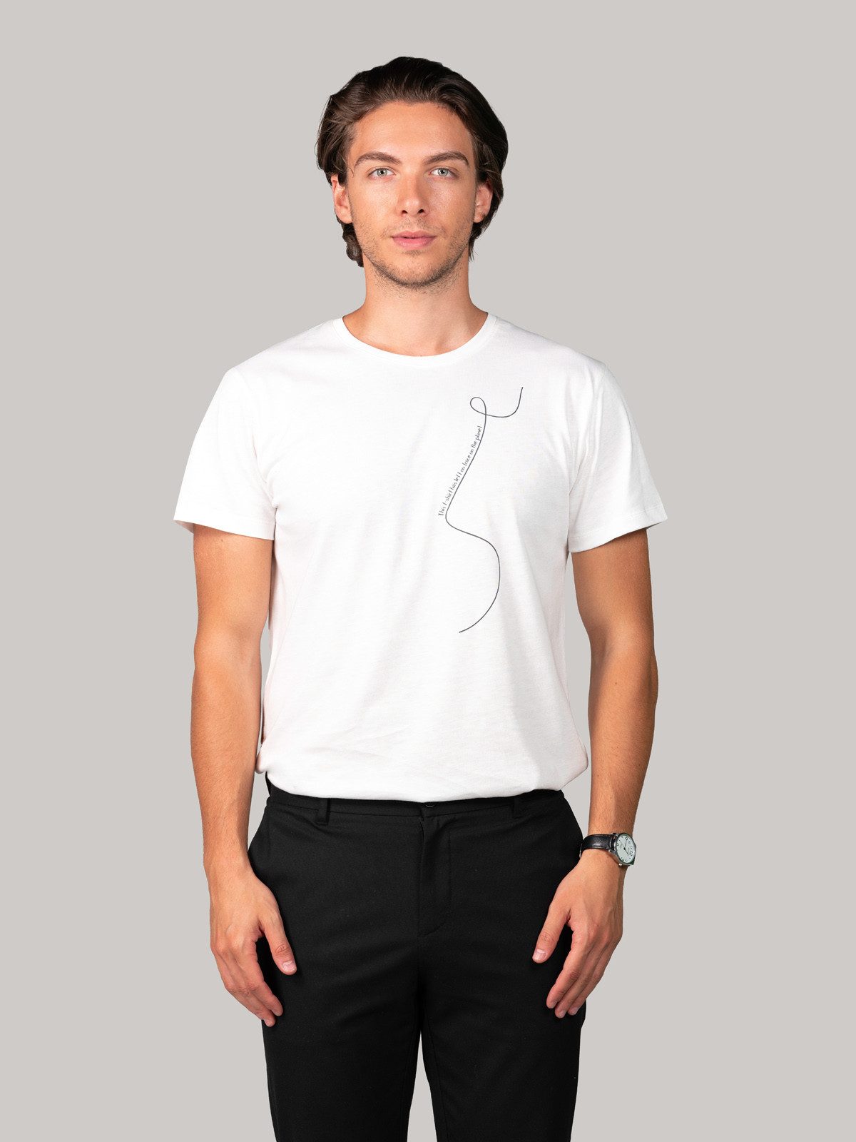 BLUVERD Kurzarmshirt T-Shirt mit Grafik (keine Spur)