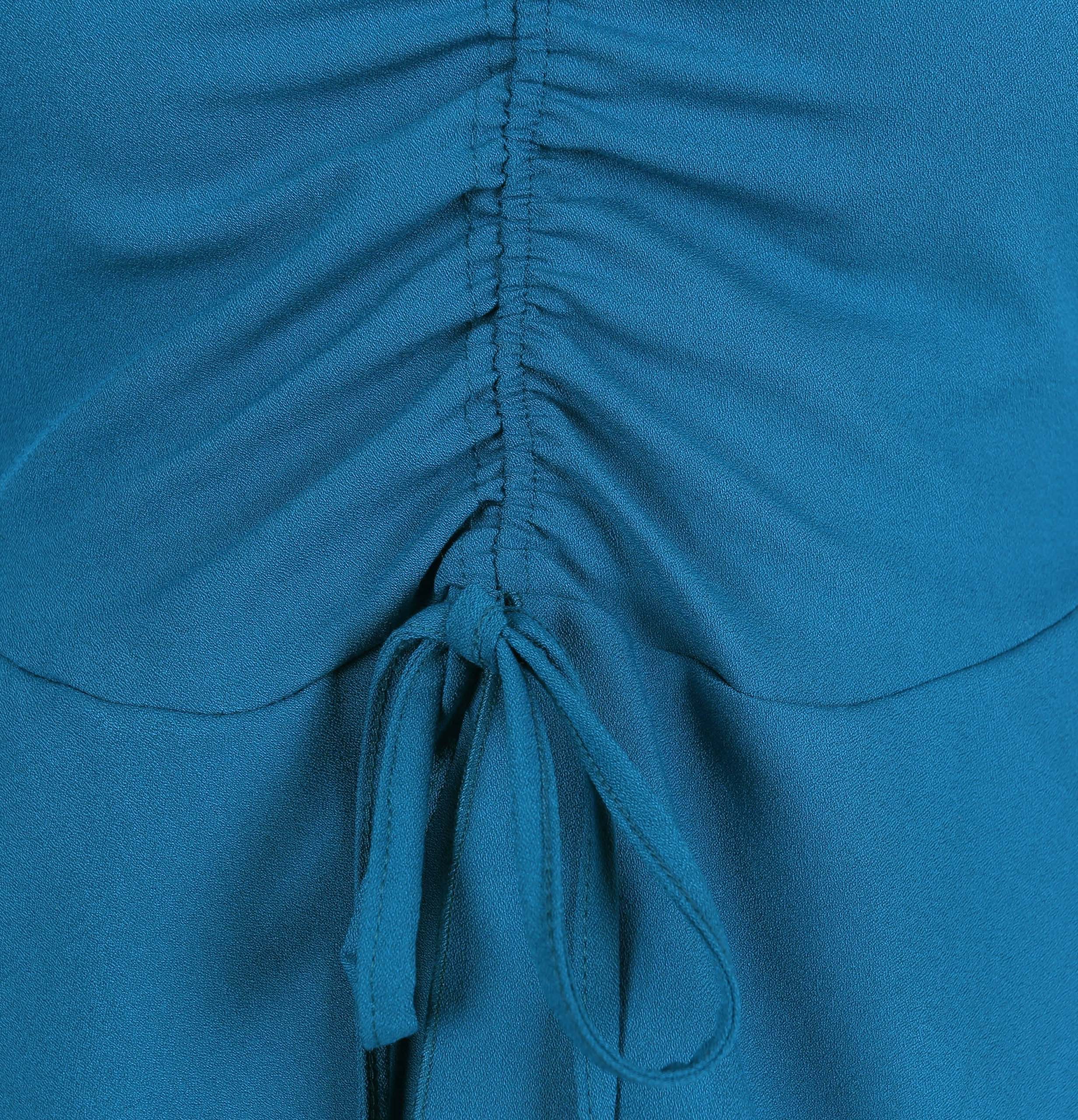 Sarcia.eu Blusentop Bluse in Meeresfarbe- Trompetenärmel JOHN ZACK L