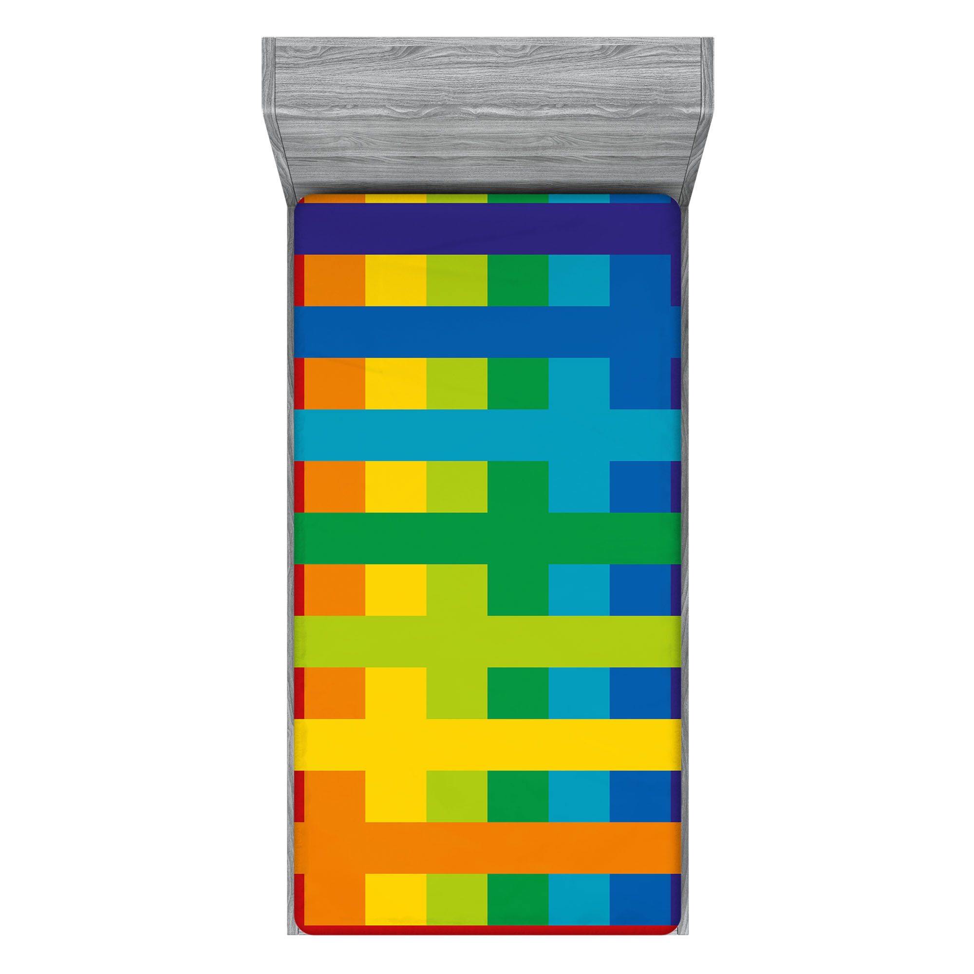 Abakuhaus Spannbettlaken Soft Dekorativer Stoff Bettwäsche Rund-um Elastisc günstig online kaufen