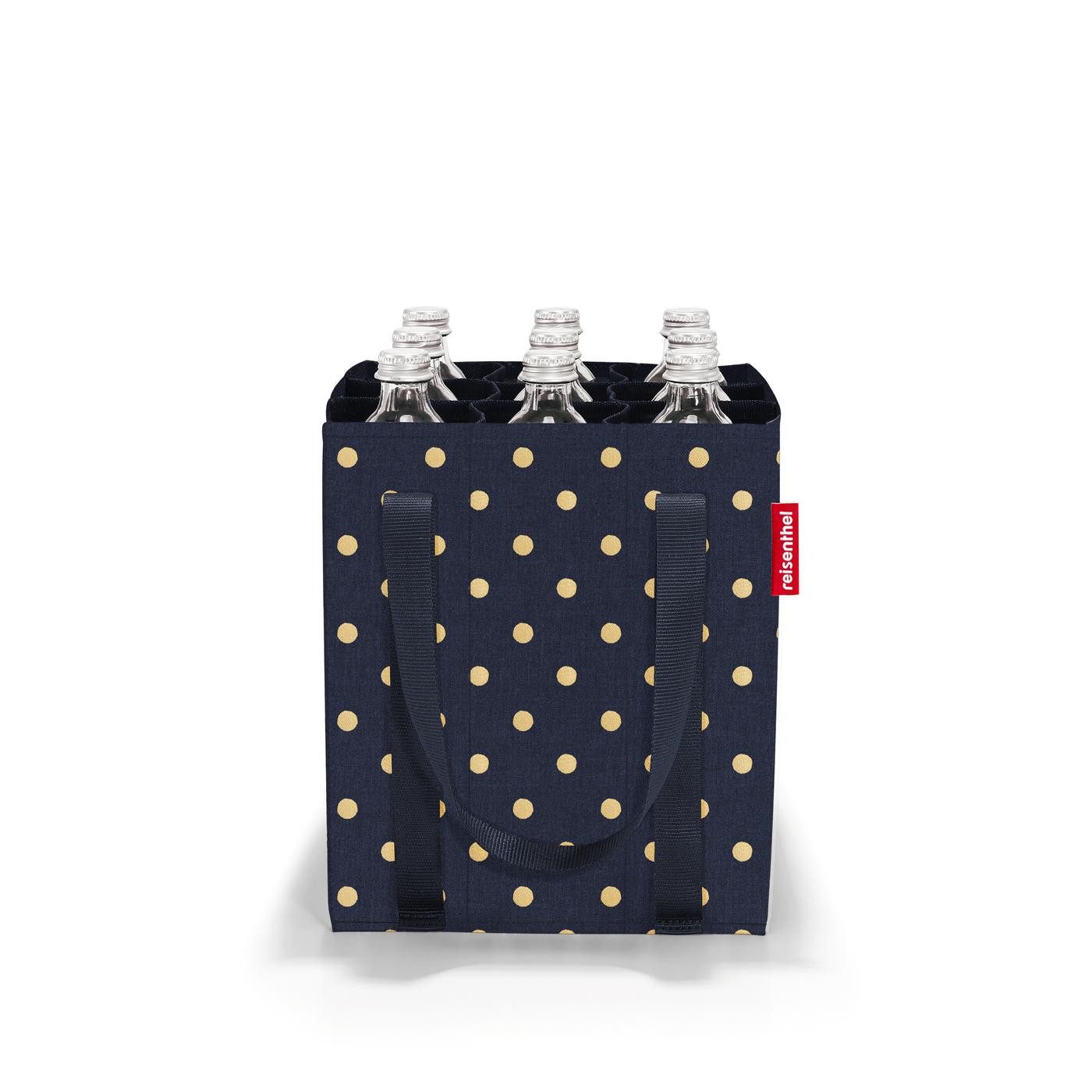 REISENTHEL® Tragetasche bottlebag metallic dots blue, günstig online kaufen