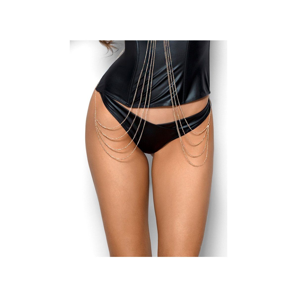 String V-8325 string black - (L,M,S,XL)