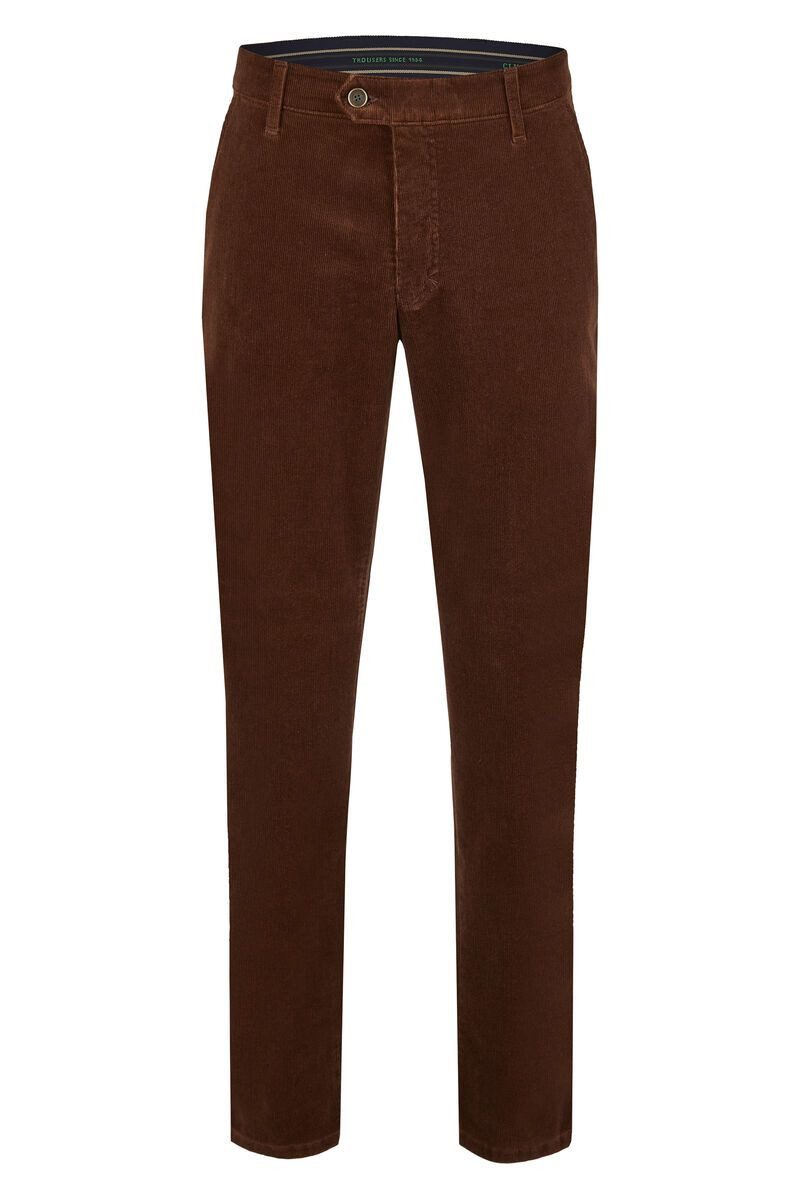 Chinohose Chino/Flat Front Hose GARVEY 8200 - braun - Herrenhose - 28