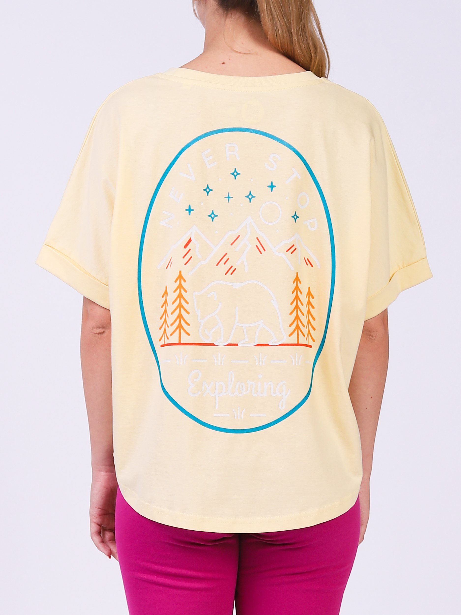 Butter wat? Never stop exploring Apparel (1-tlg) Print-Shirt