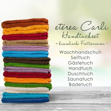 etérea Himmlische Qualität Handtücher 8 tlg. Handtuch Spar Set - etérea Basic - Farbe, Baumwolle (8-St)